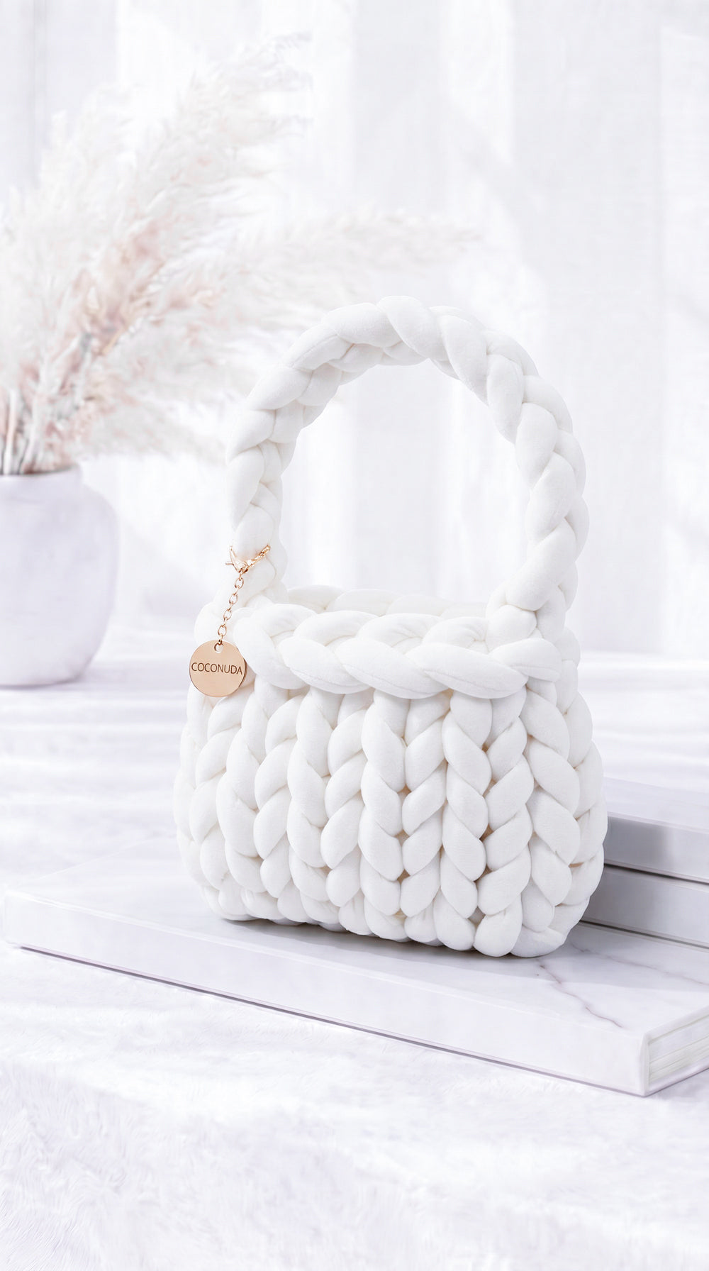 Tasche Luxury Knit *Weiß*