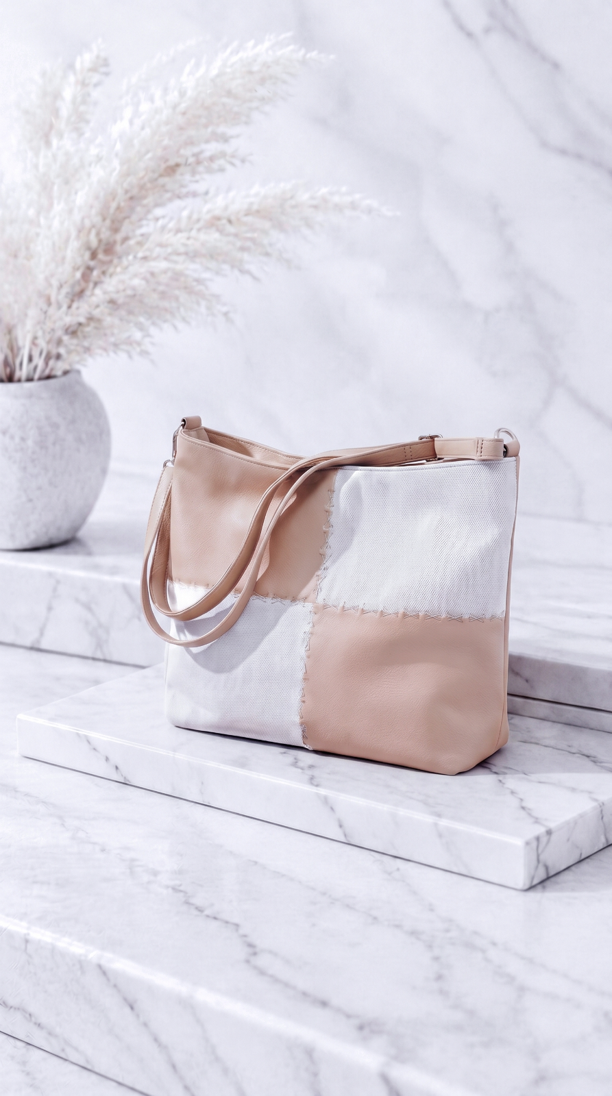 Tasche Patchwork Chic *Camel*
