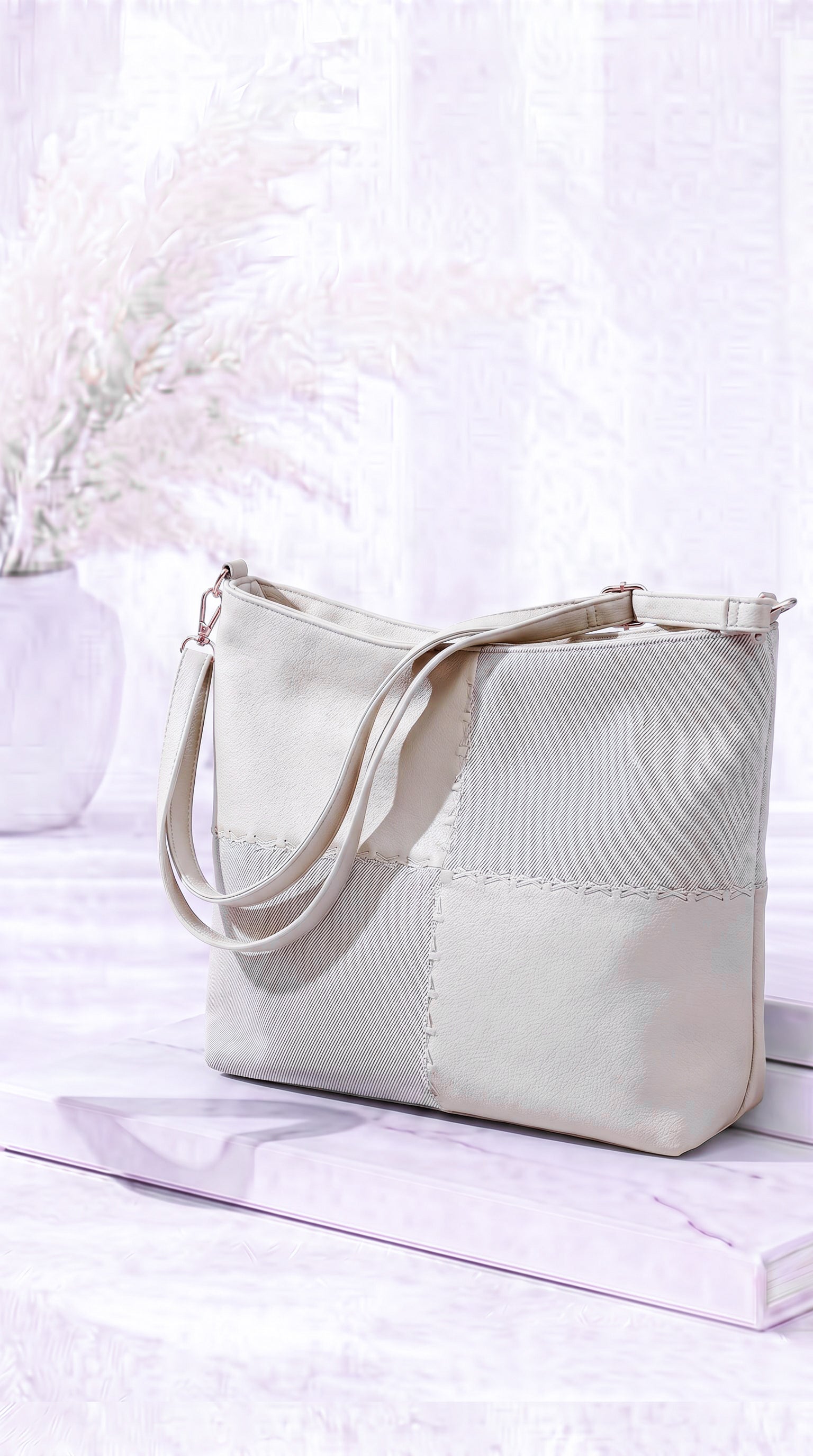 Tasche Patchwork Chic *Creme*