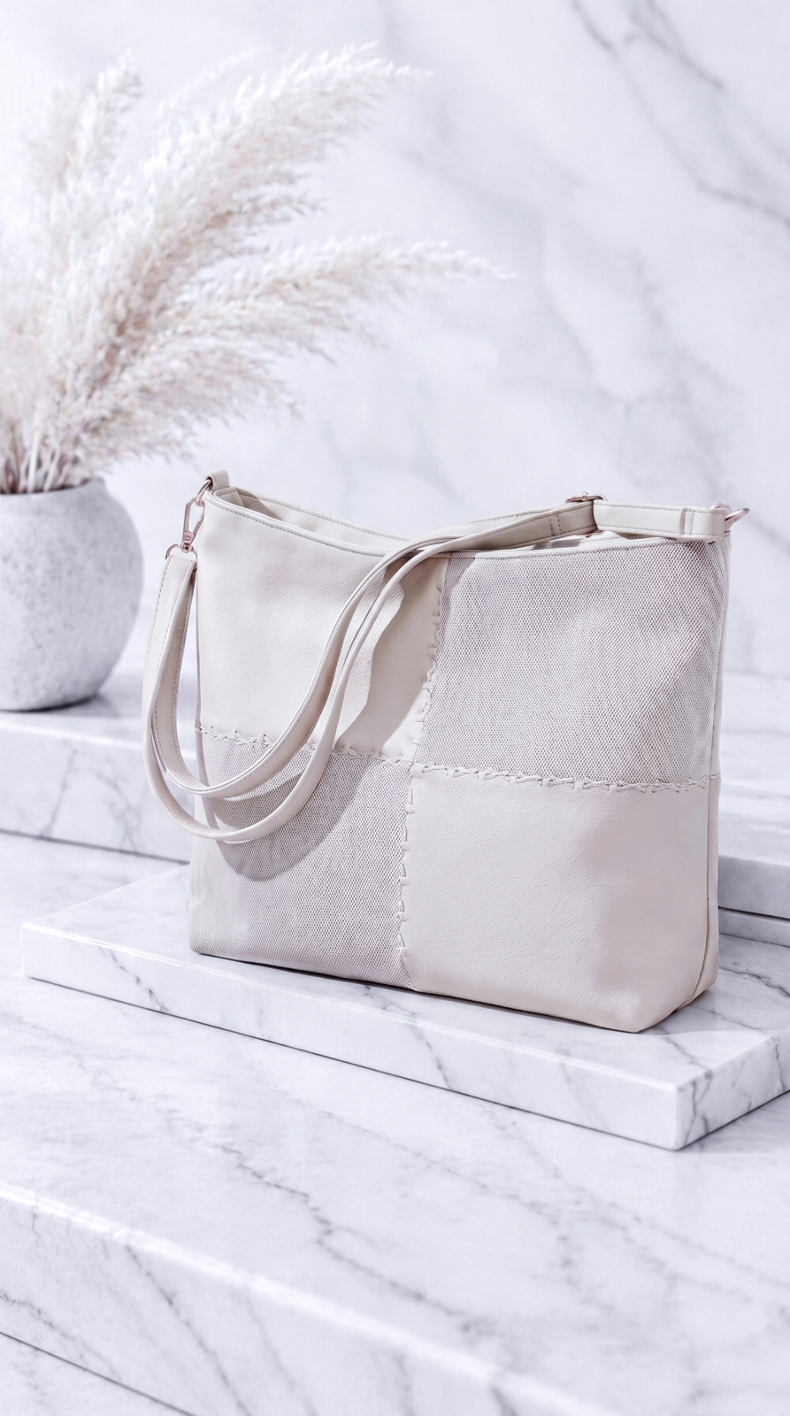 Tasche Patchwork Chic *Creme*