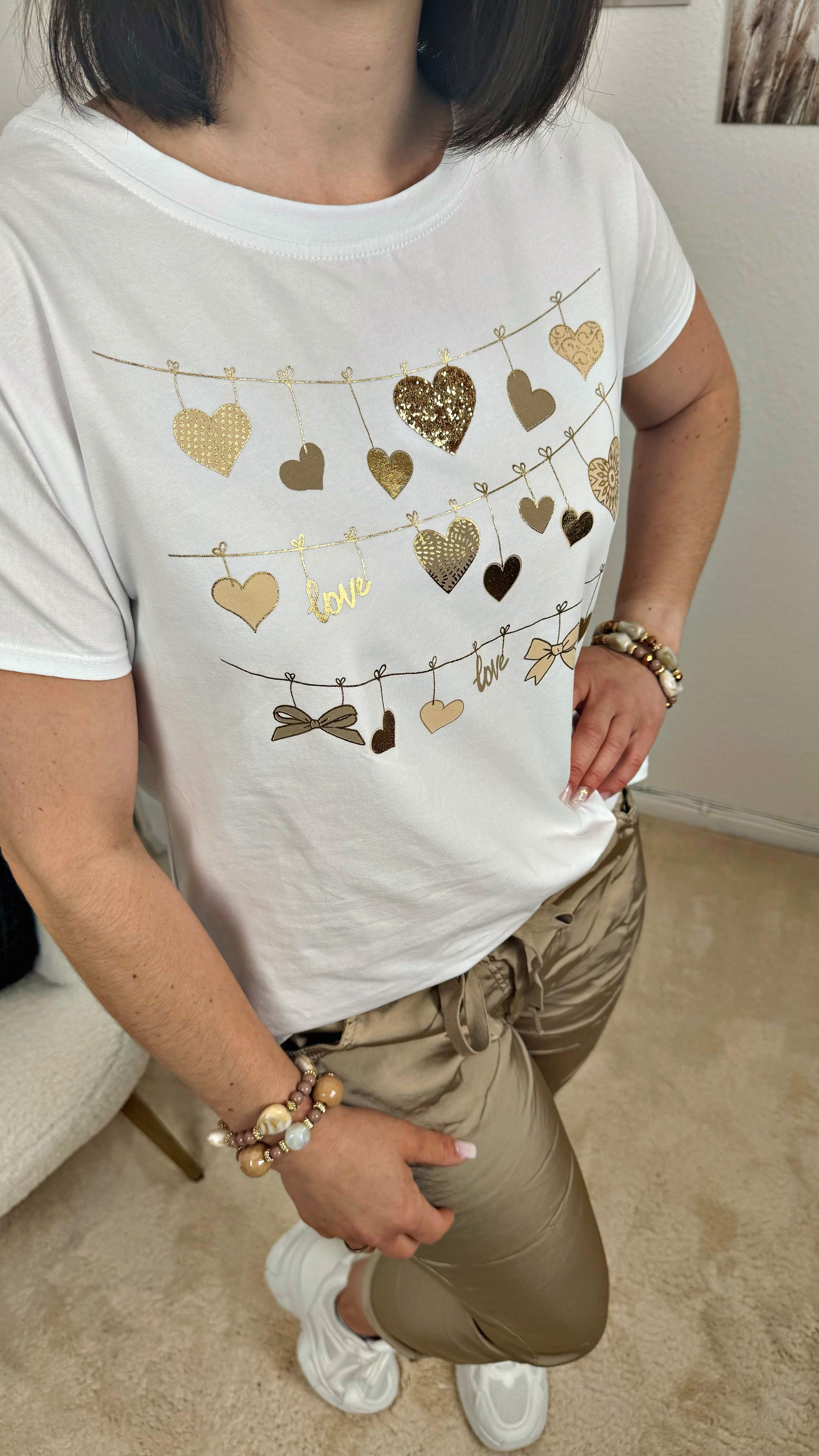T-Shirt  Hearts Leash