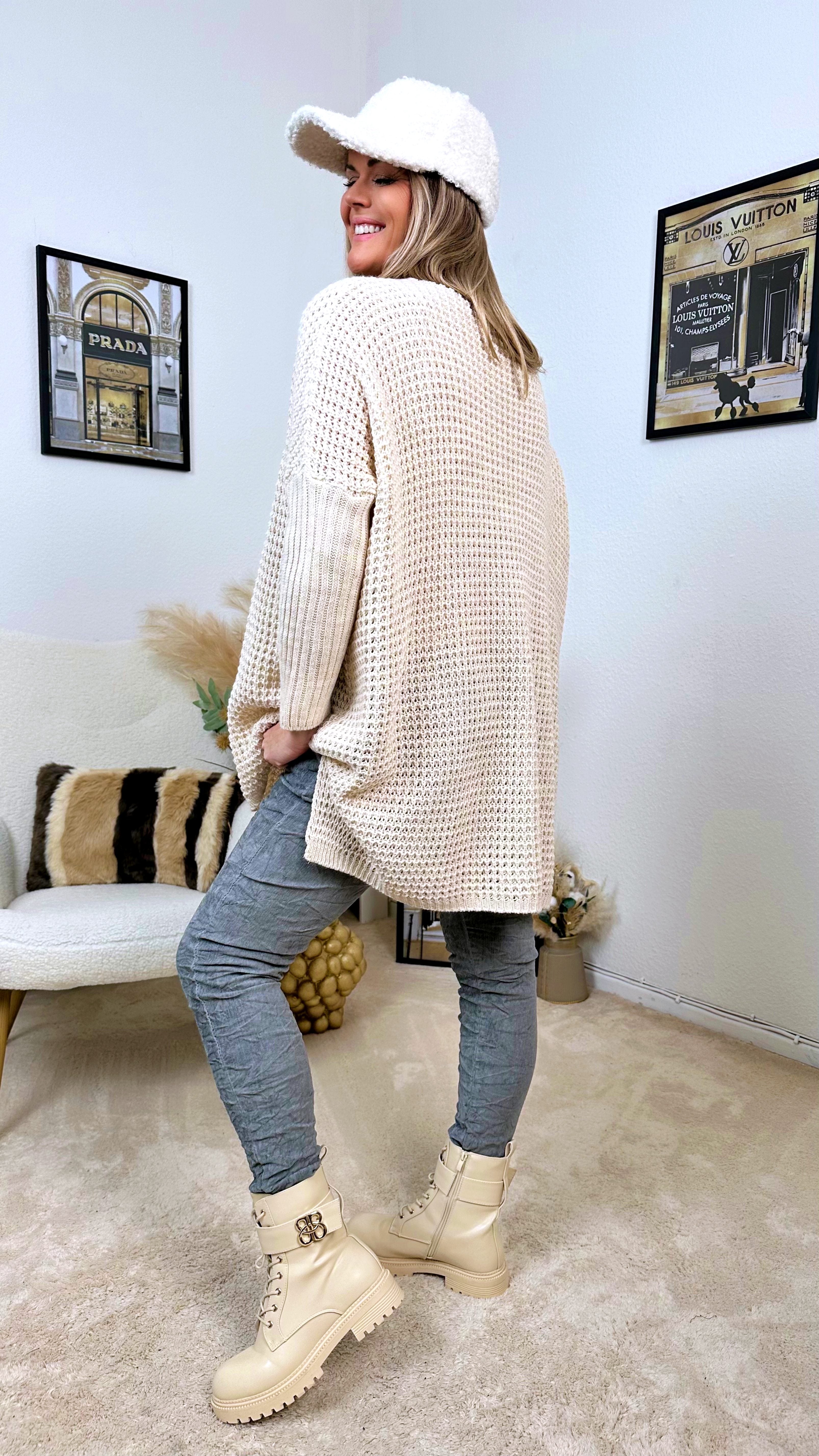 Oversized Strickpullover Nice Knit (2 Farben)