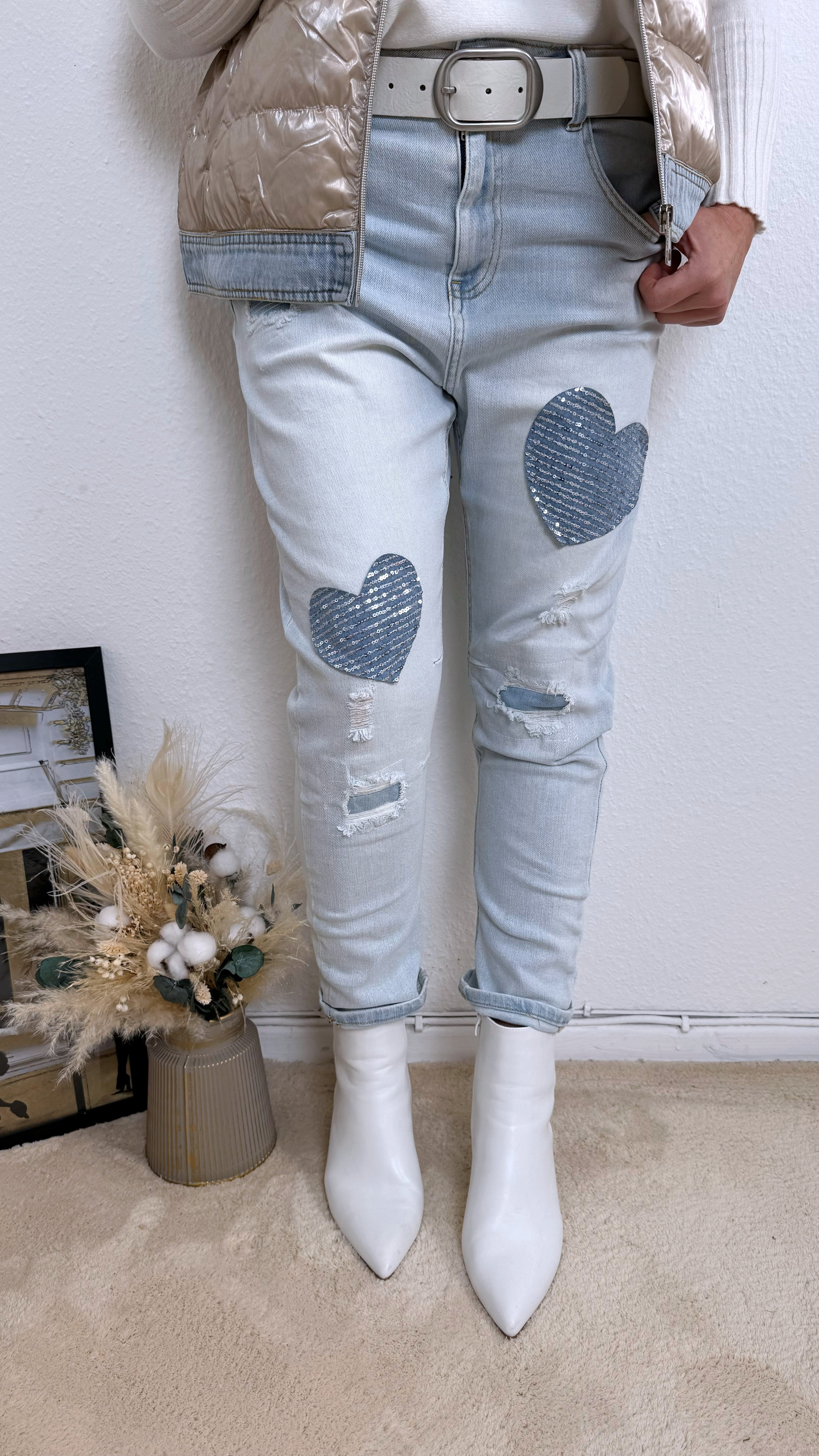 Jeans Two Hearts