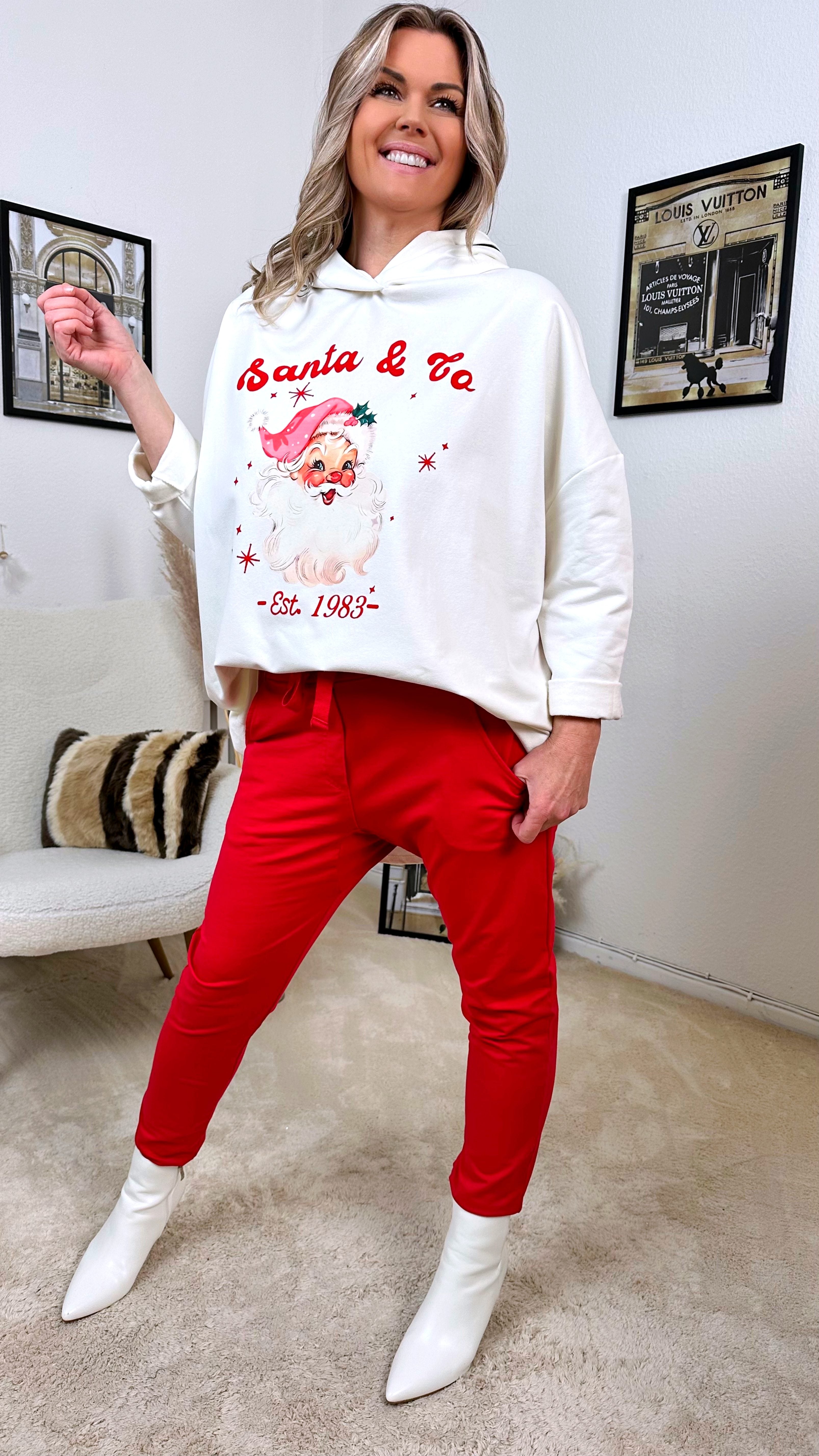 Long-Hoodie Santa (3 Farben)