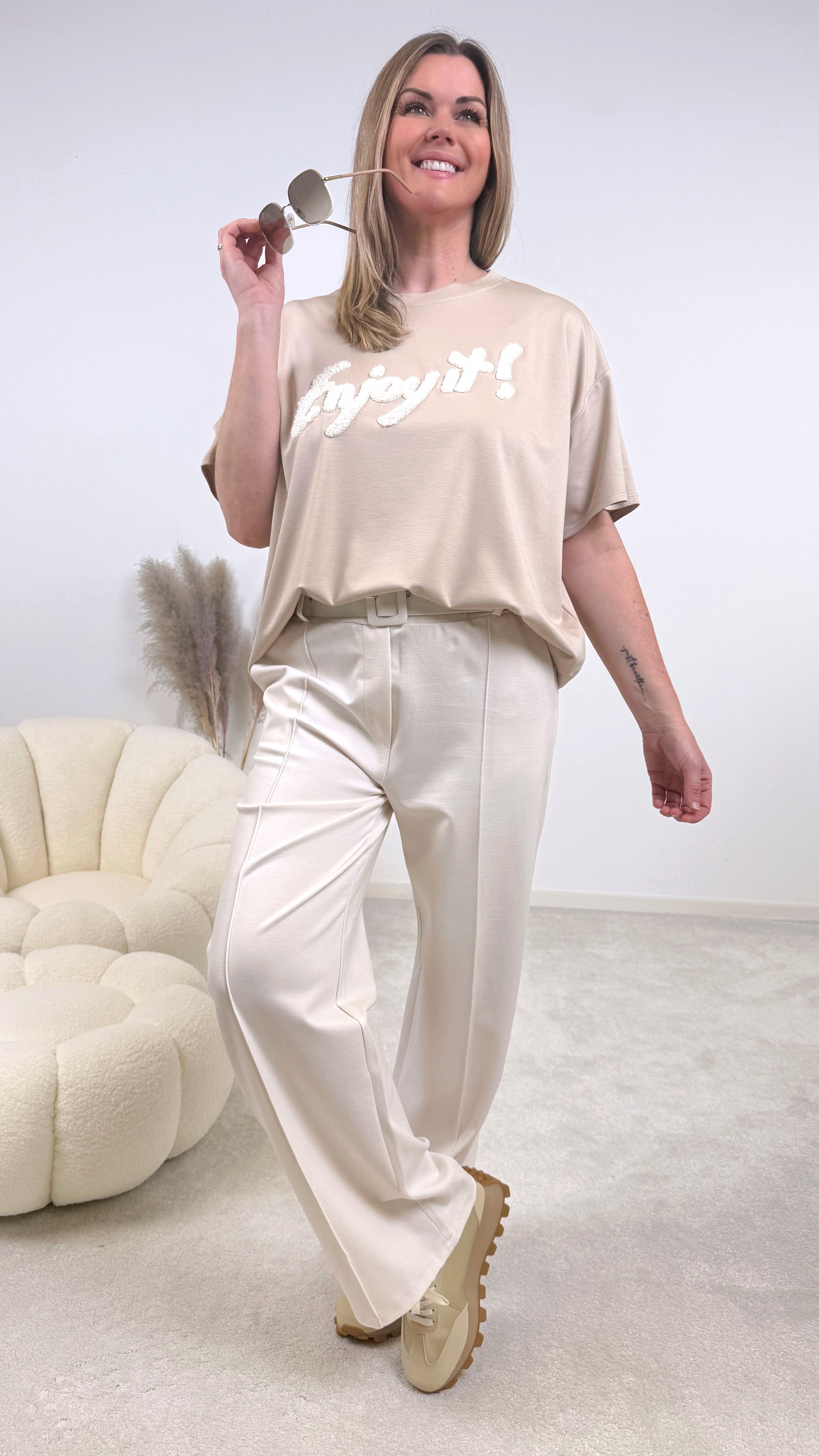 T-Shirt Enjoy it *Beige*