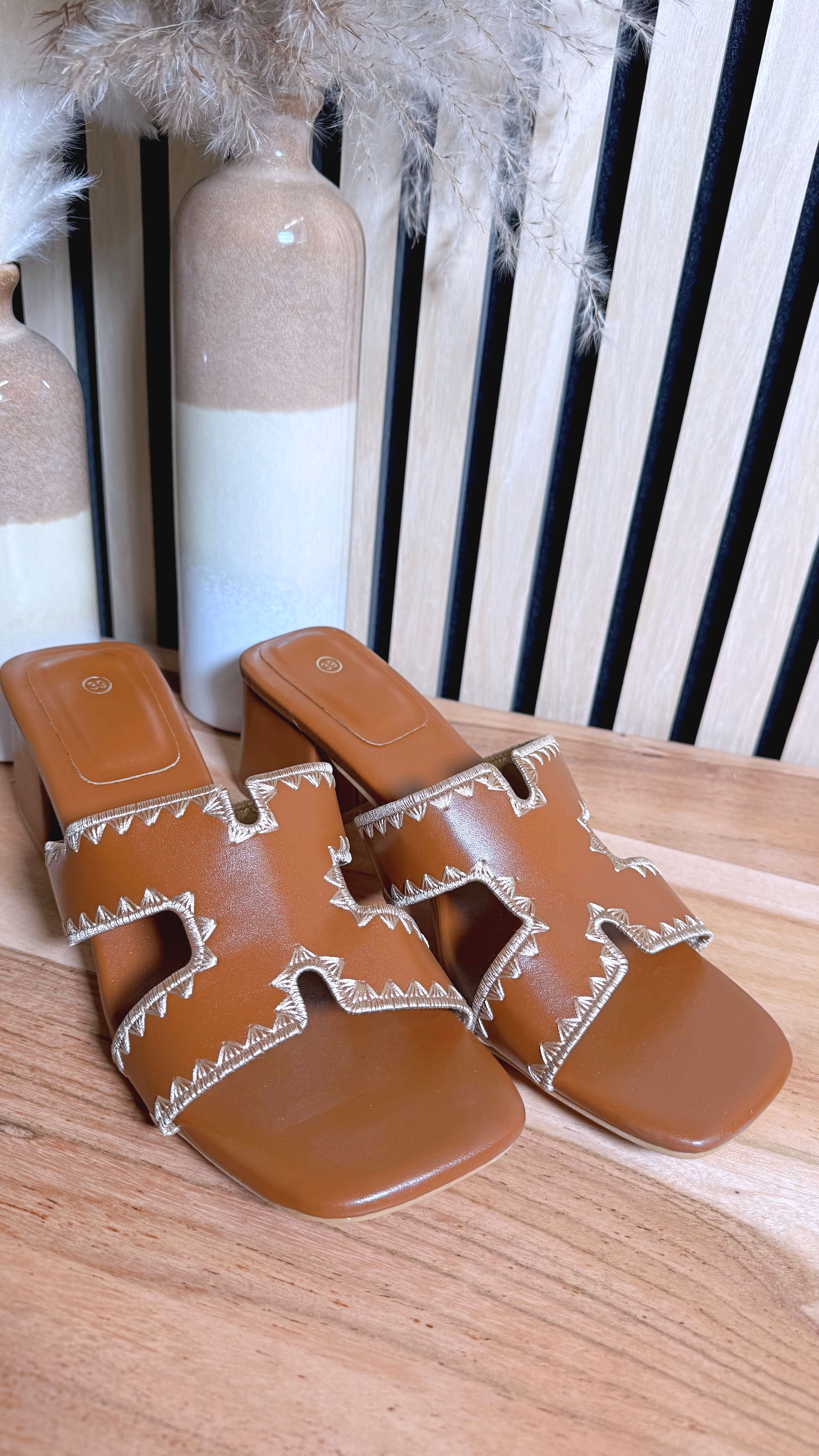 Absatzsandale Taya *Camel*