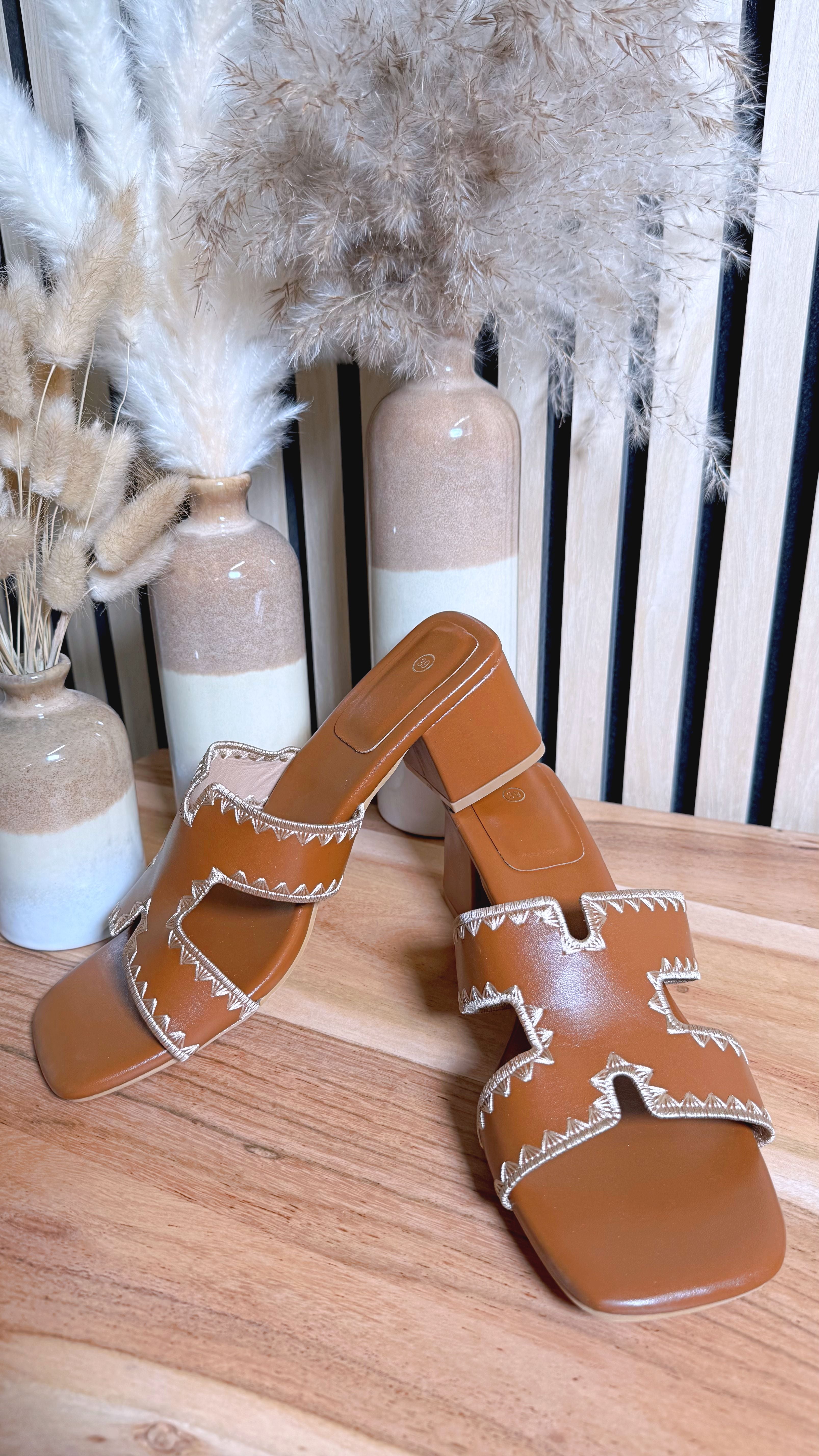 Absatzsandale Taya *Camel*