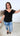 Seidenbluse Santorini *Schwarz*