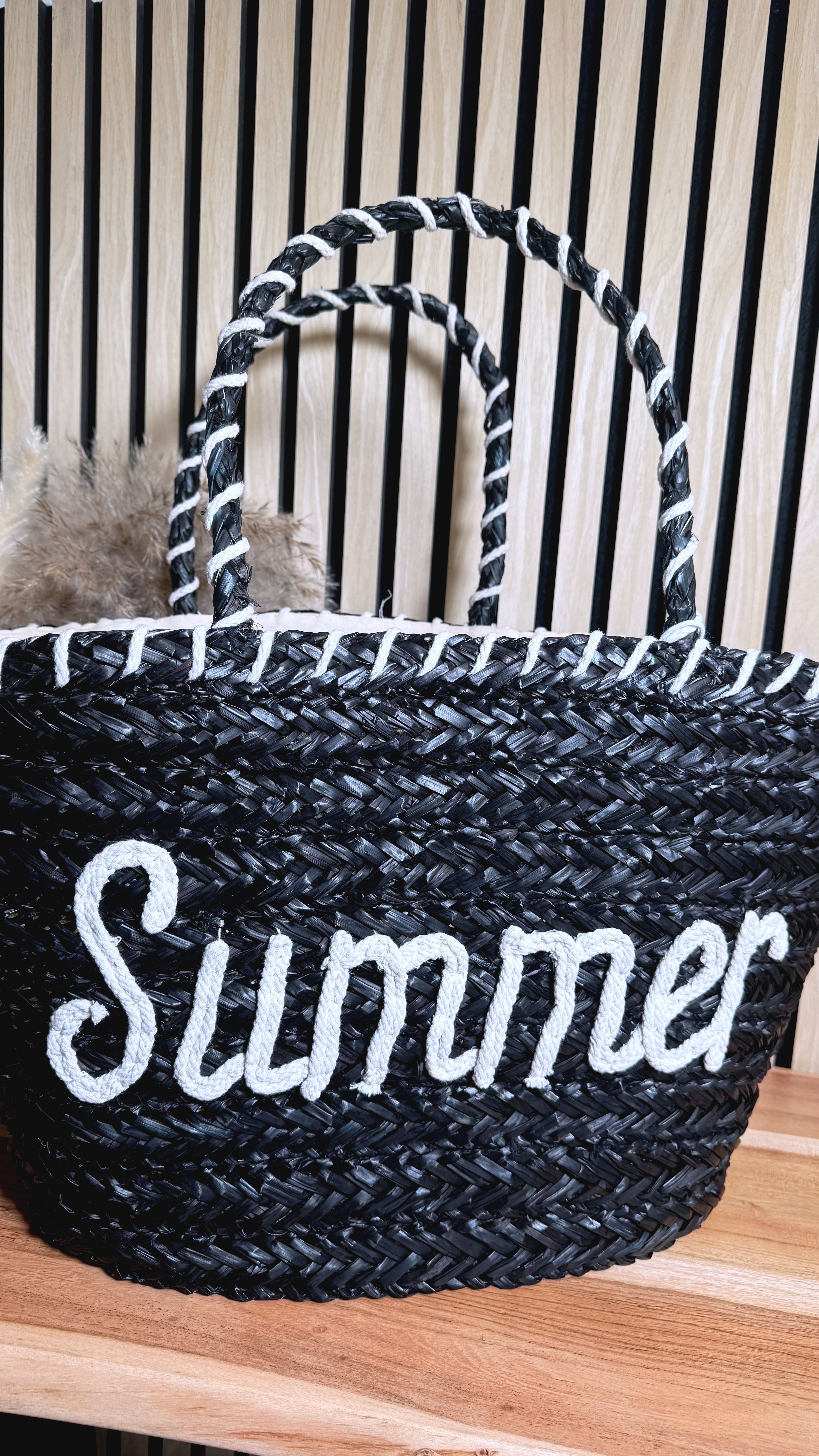 Strandtasche Big Summer *Schwarz*