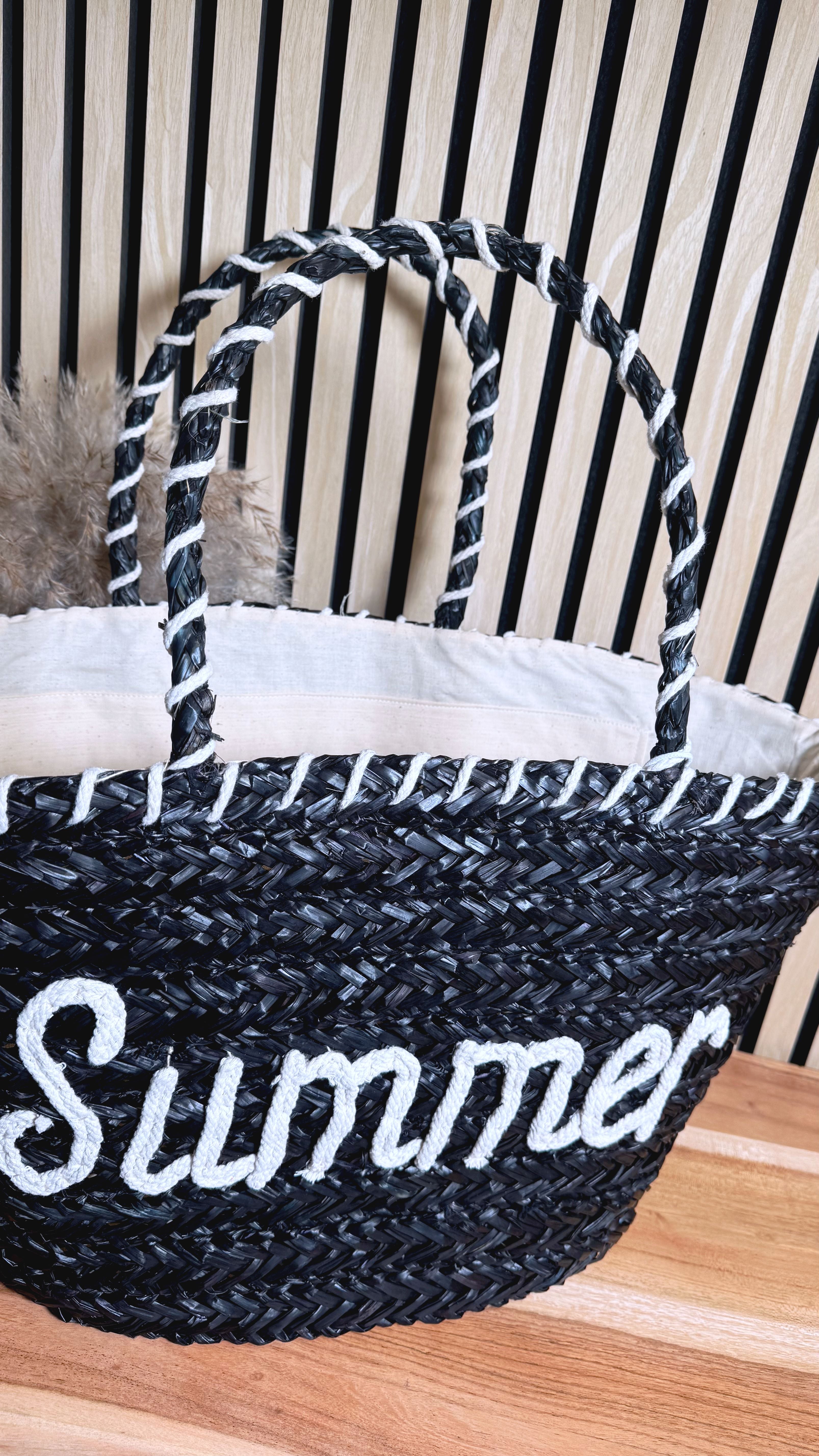Strandtasche Big Summer *Schwarz*