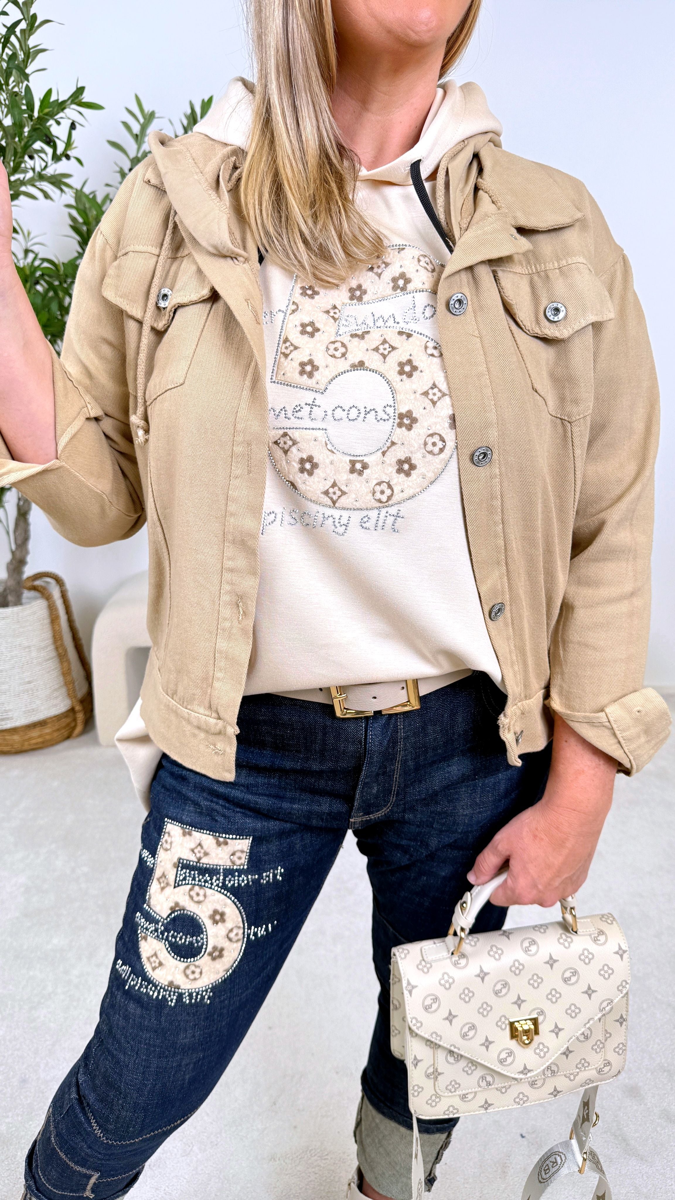 Jeansjacke Alice *Camel* Big Size