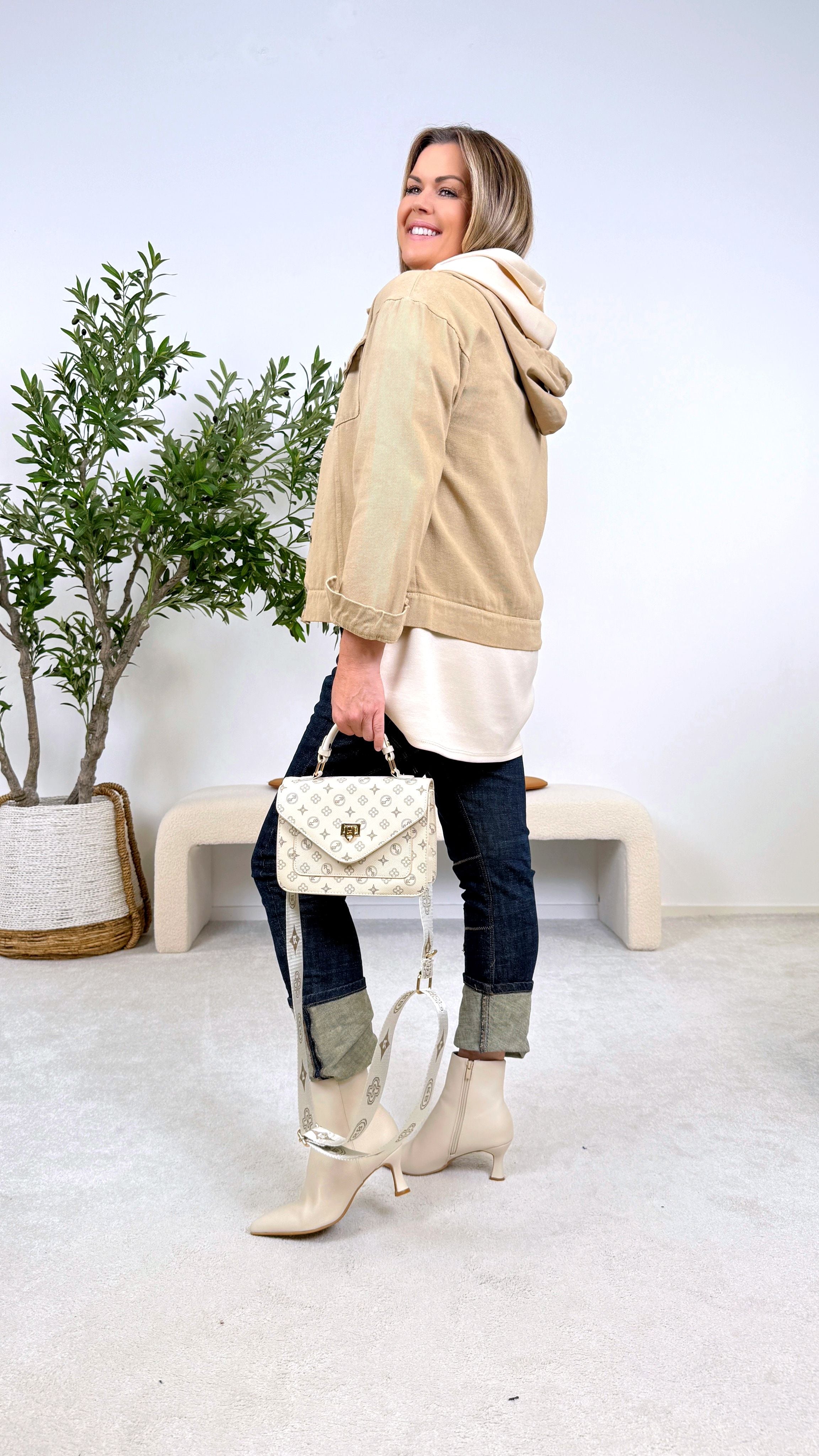 Jeansjacke Alice *Camel* Big Size