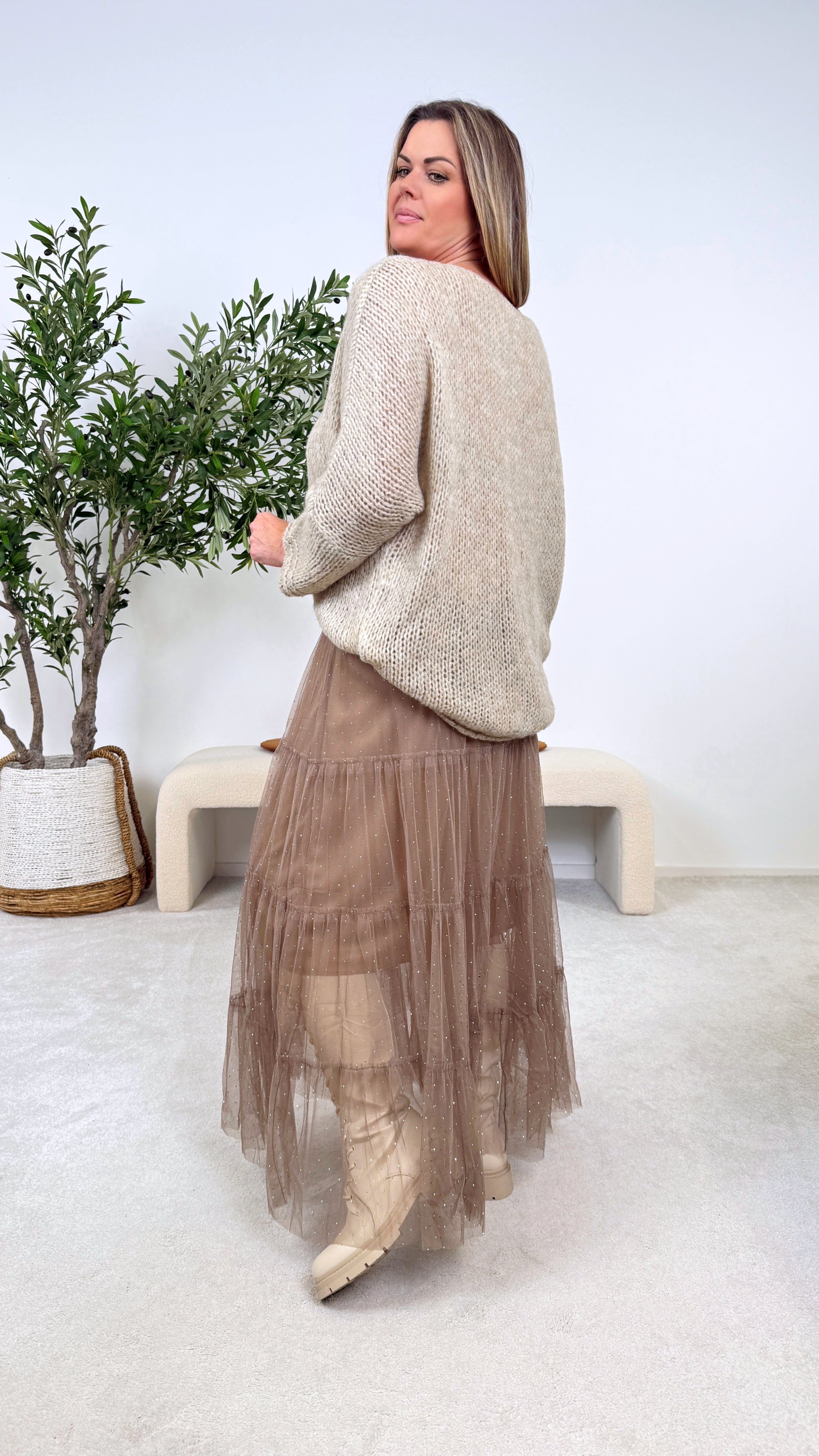 Langer Rock Ivory (2 Farben) - Power of Princess