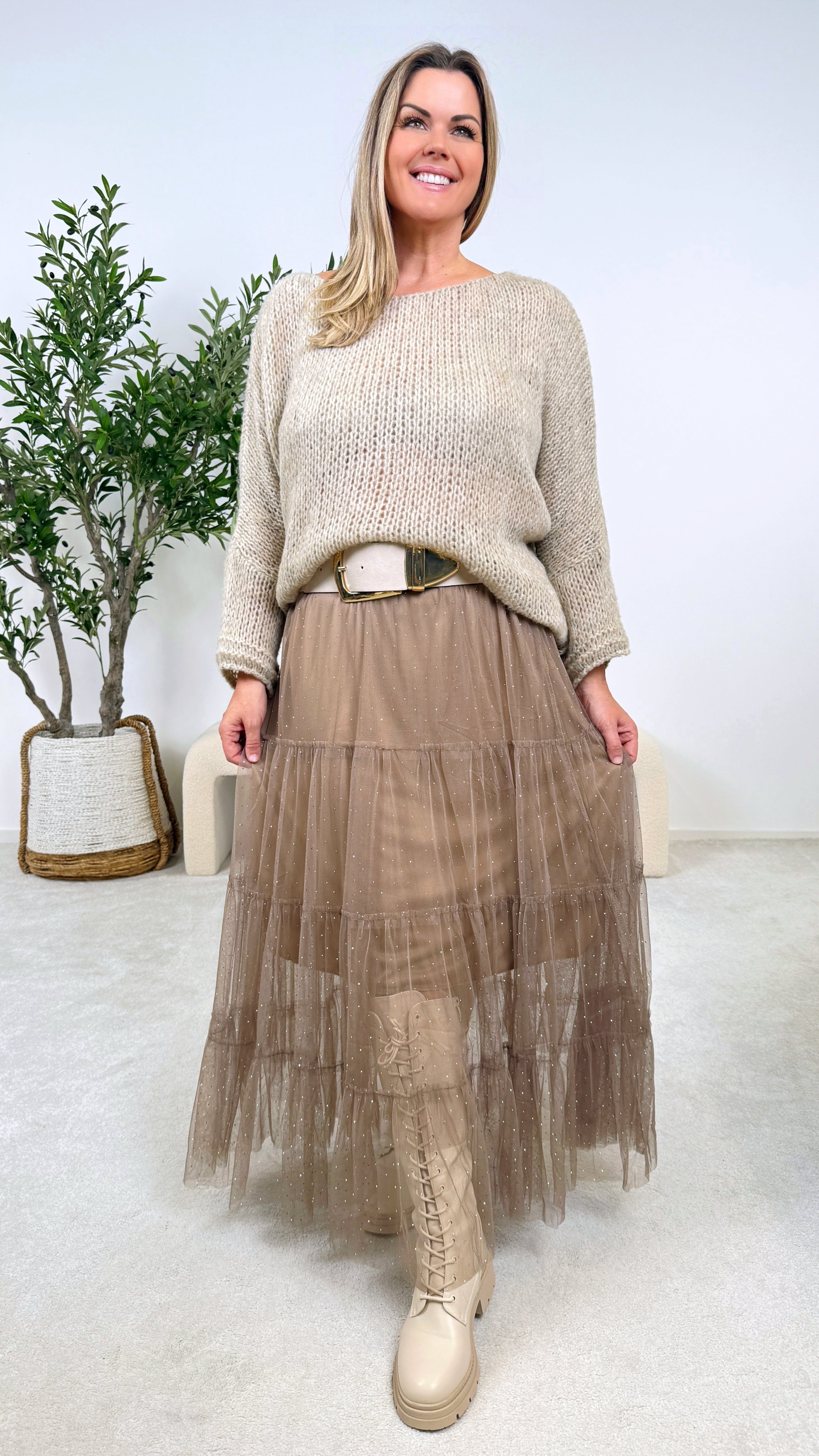 Langer Rock Ivory (2 Farben) - Power of Princess