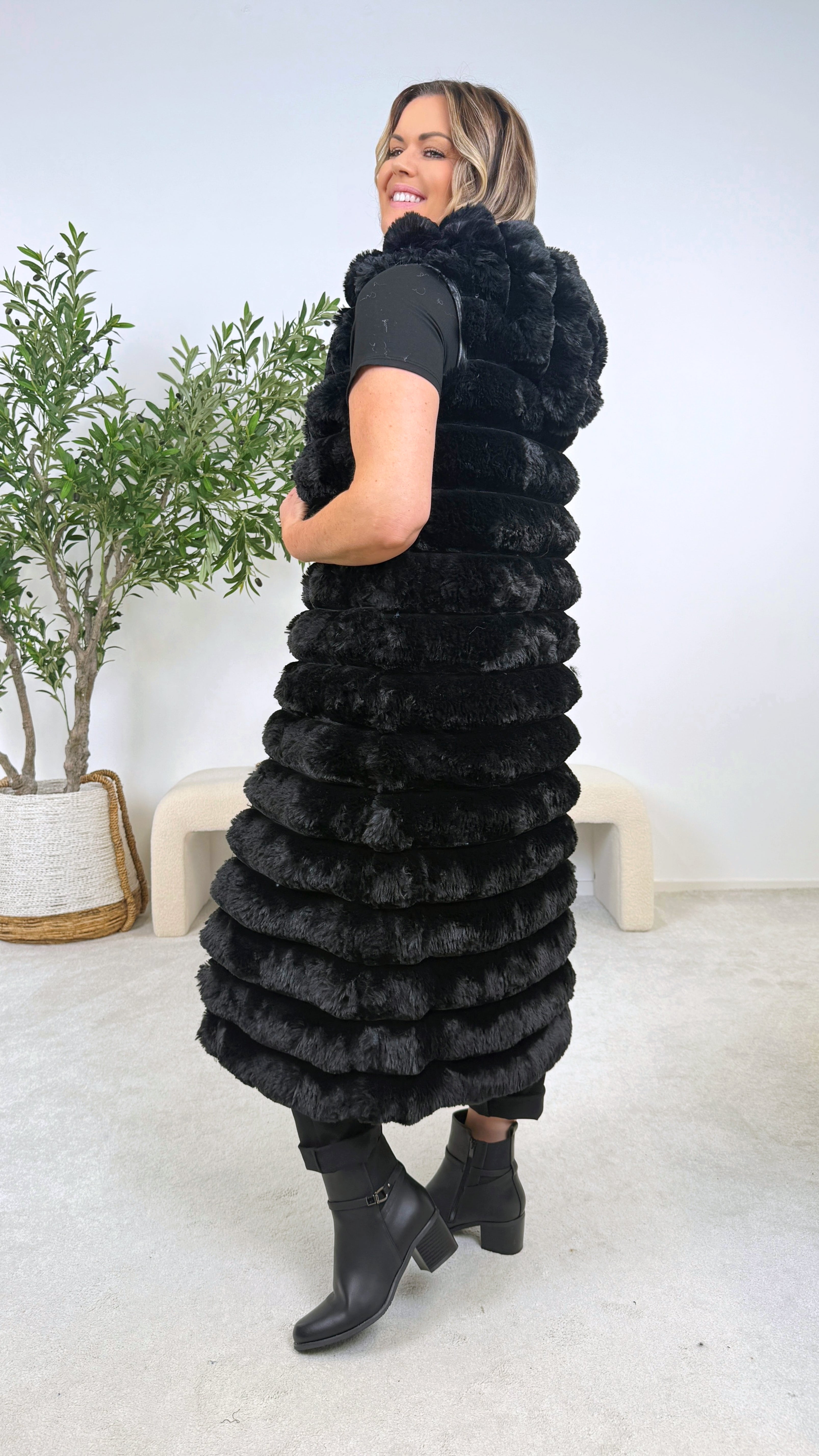 Lange Weste Pureline (3 Farben)