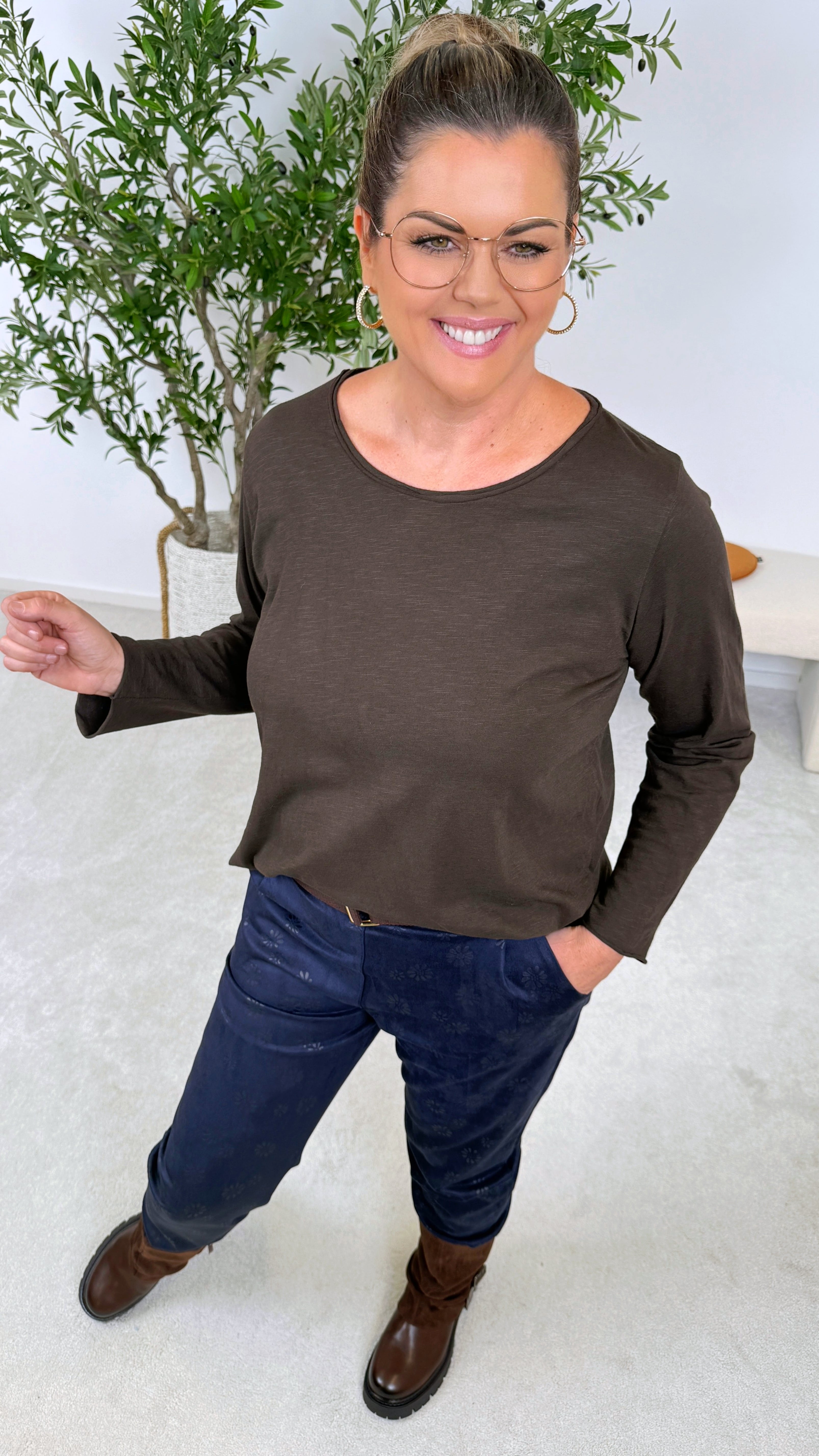 Langarmshirt Basic Power (10 Farben)