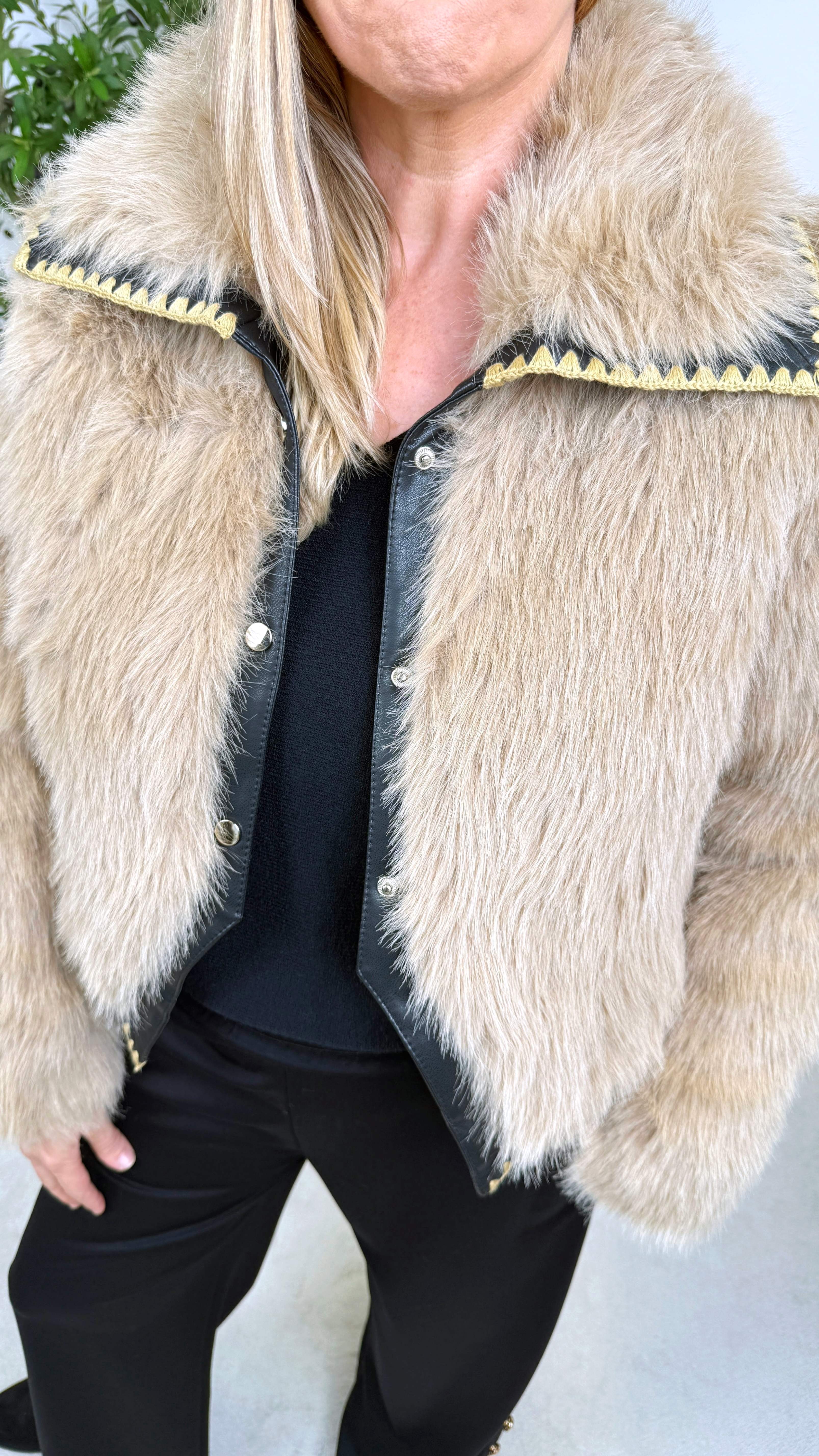 Kurze Jacke Nordic Chic *Camel* - Power of Princess