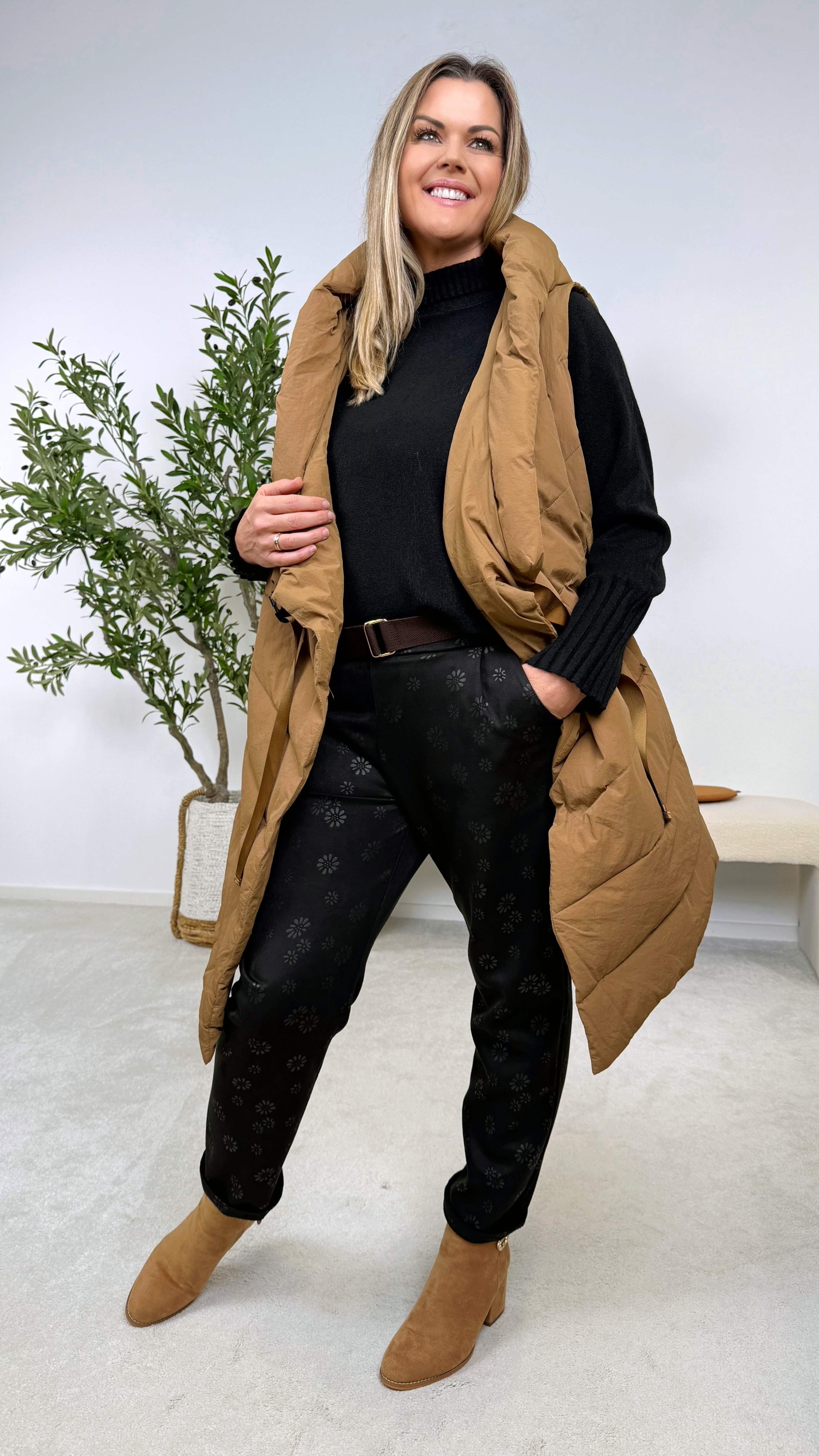 Steppweste Wrap & Warm *Camel* - Power of Princess