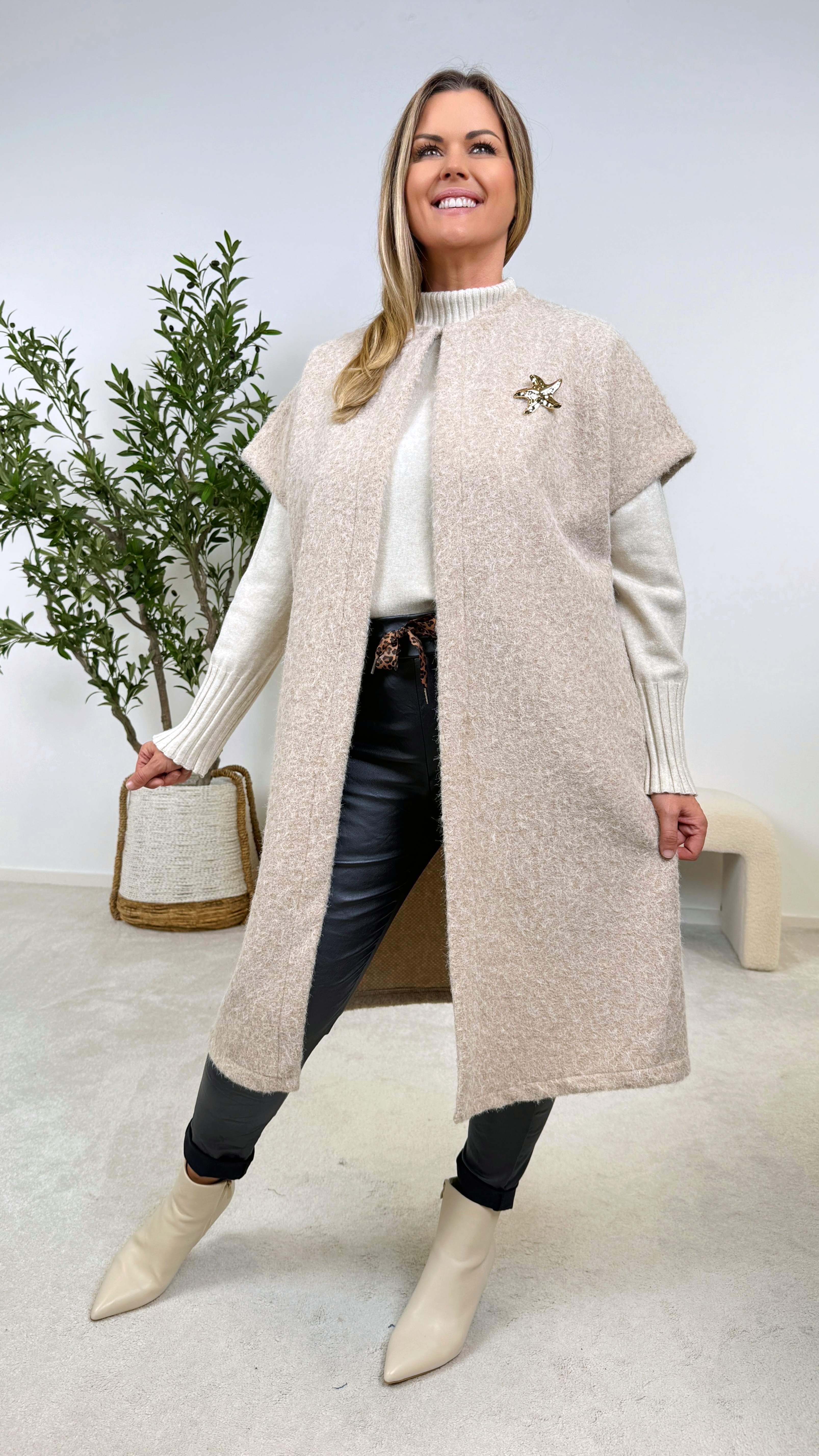 Weste Autumn Nest *Beige*