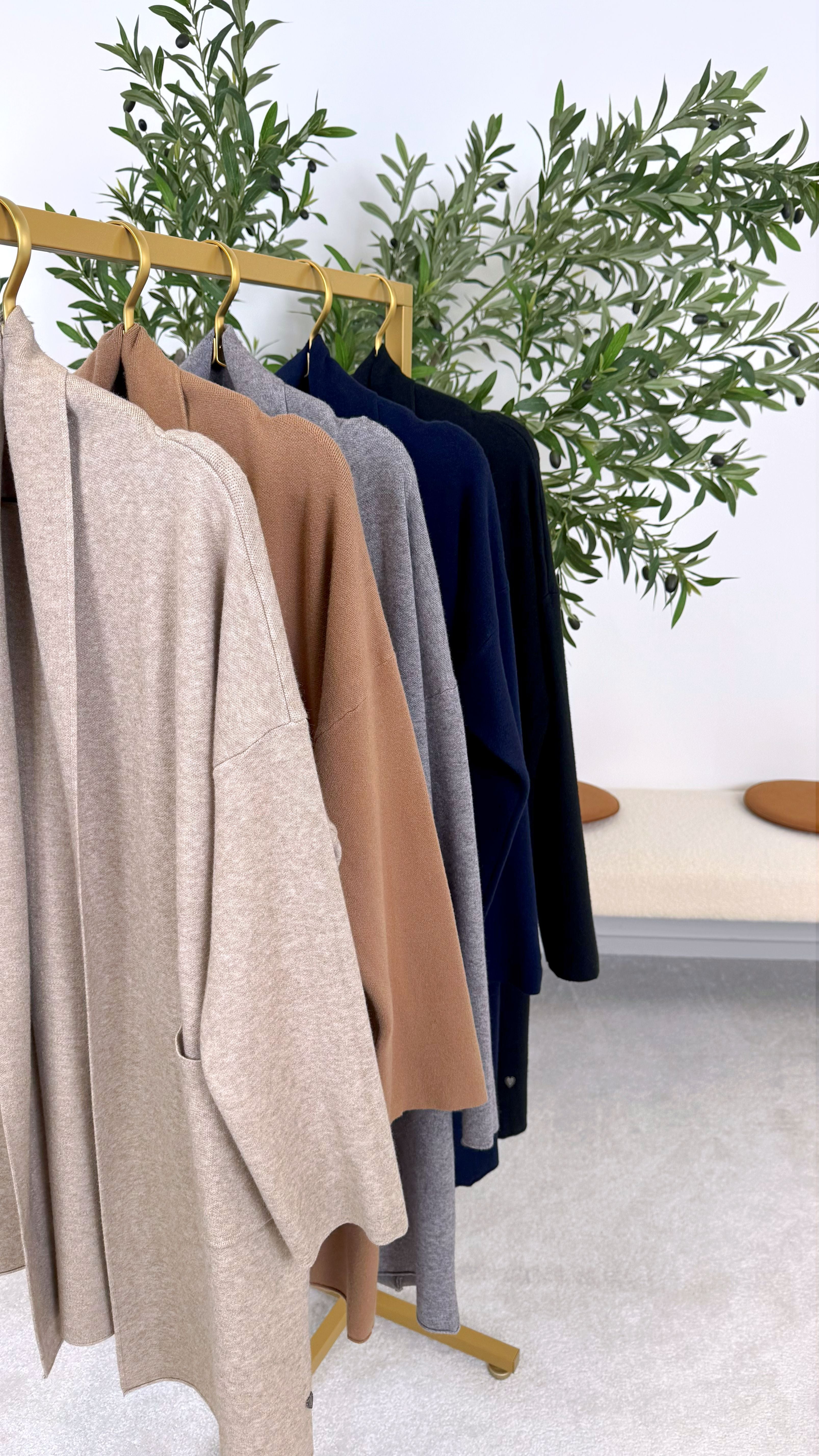 Strickjacke Frosty Glow *Taupe*