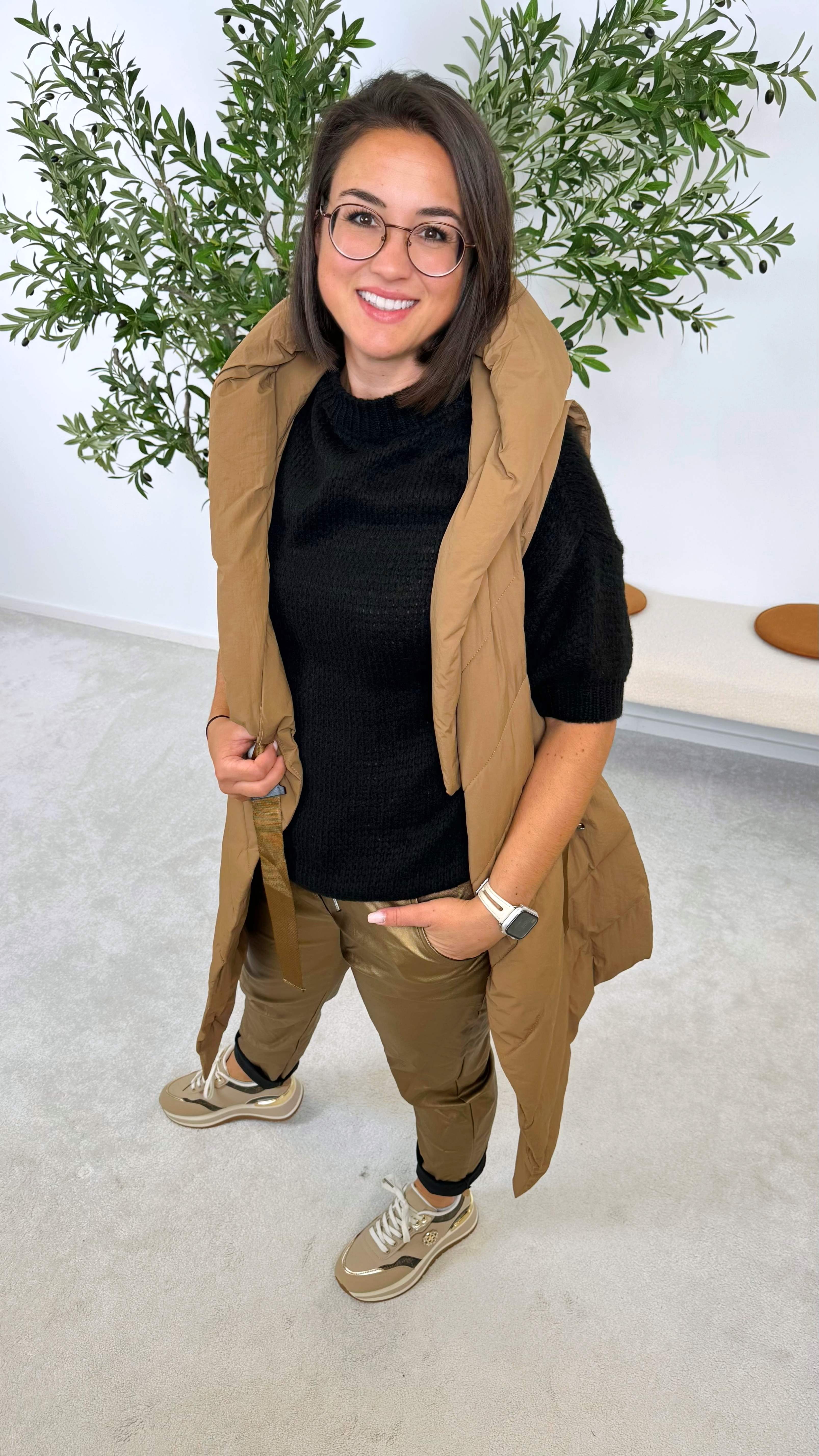 Steppweste Wrap & Warm *Camel* - Power of Princess