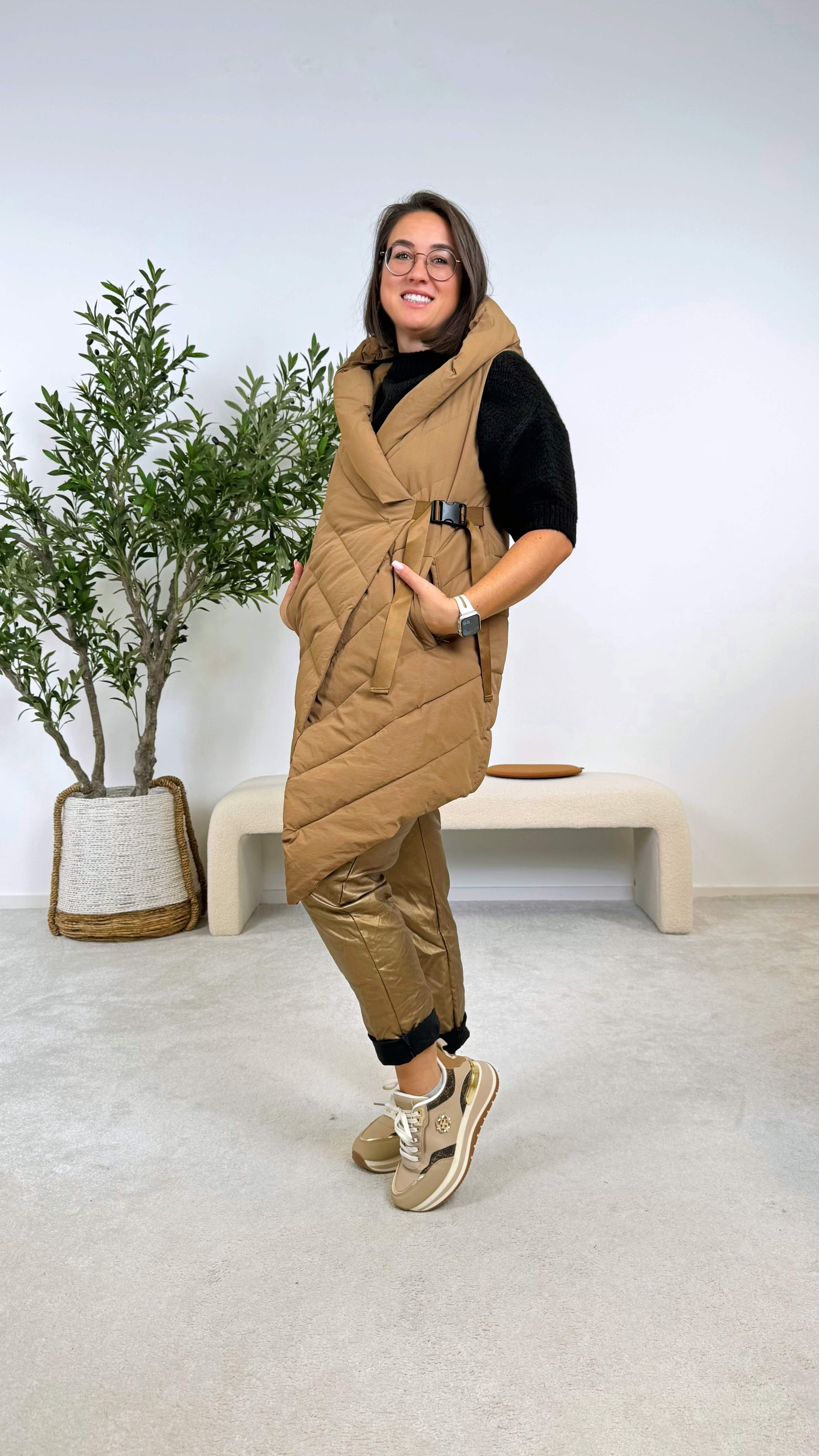 Steppweste Wrap & Warm *Camel* - Power of Princess