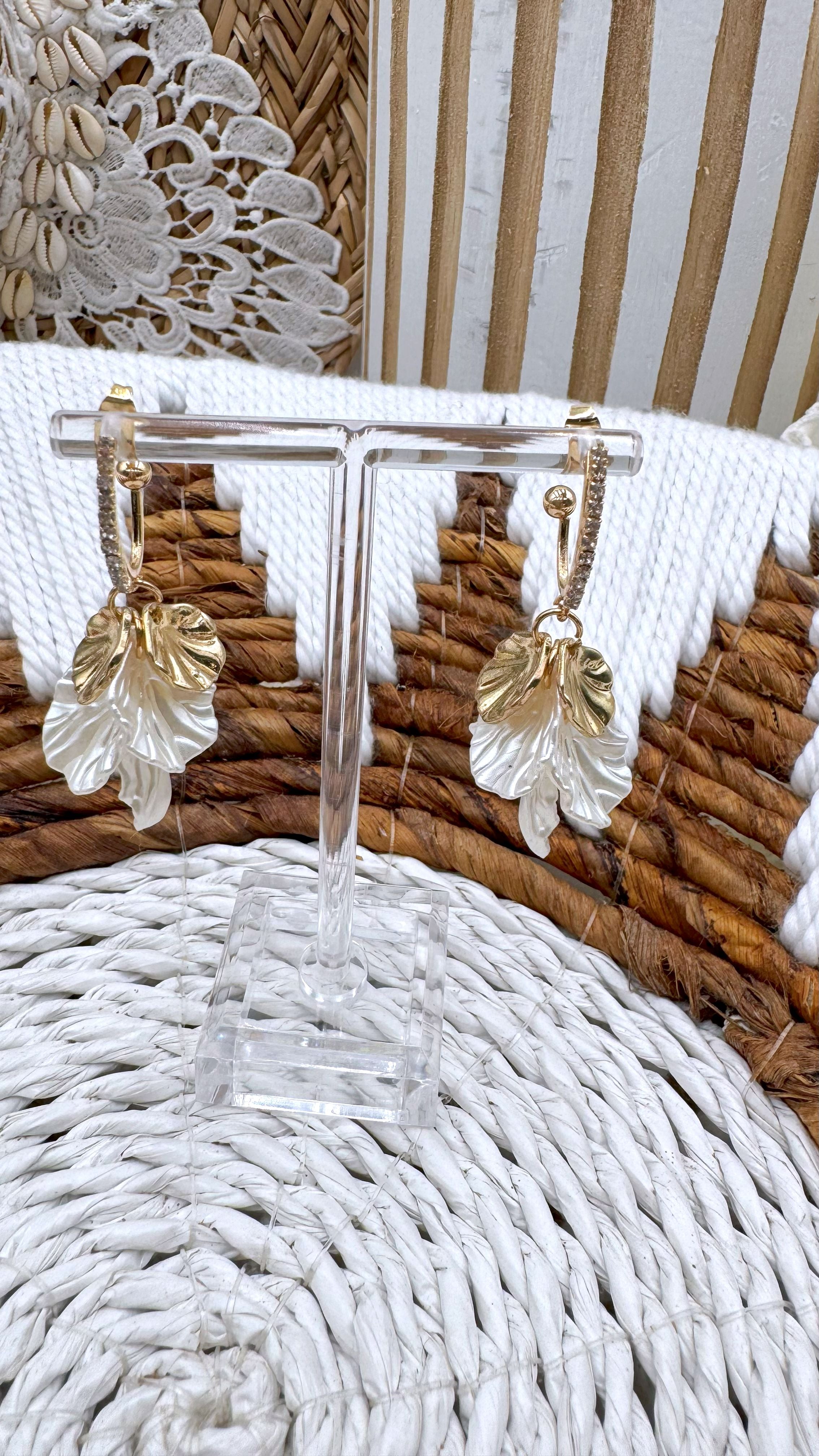 Ohrringe Opaline Fleur - Power of Princess