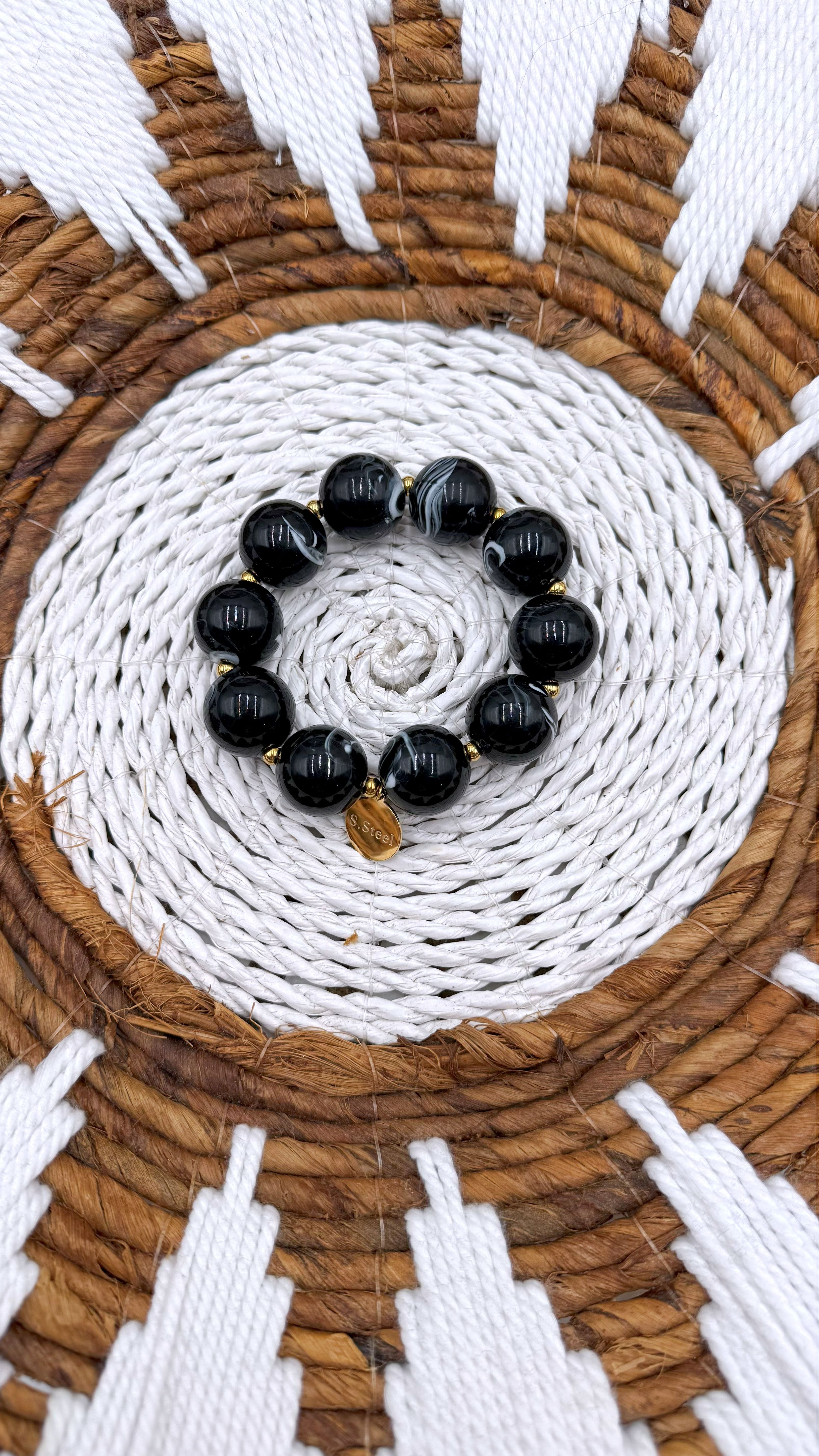 Perlenarmband Marbella (2 Farben)