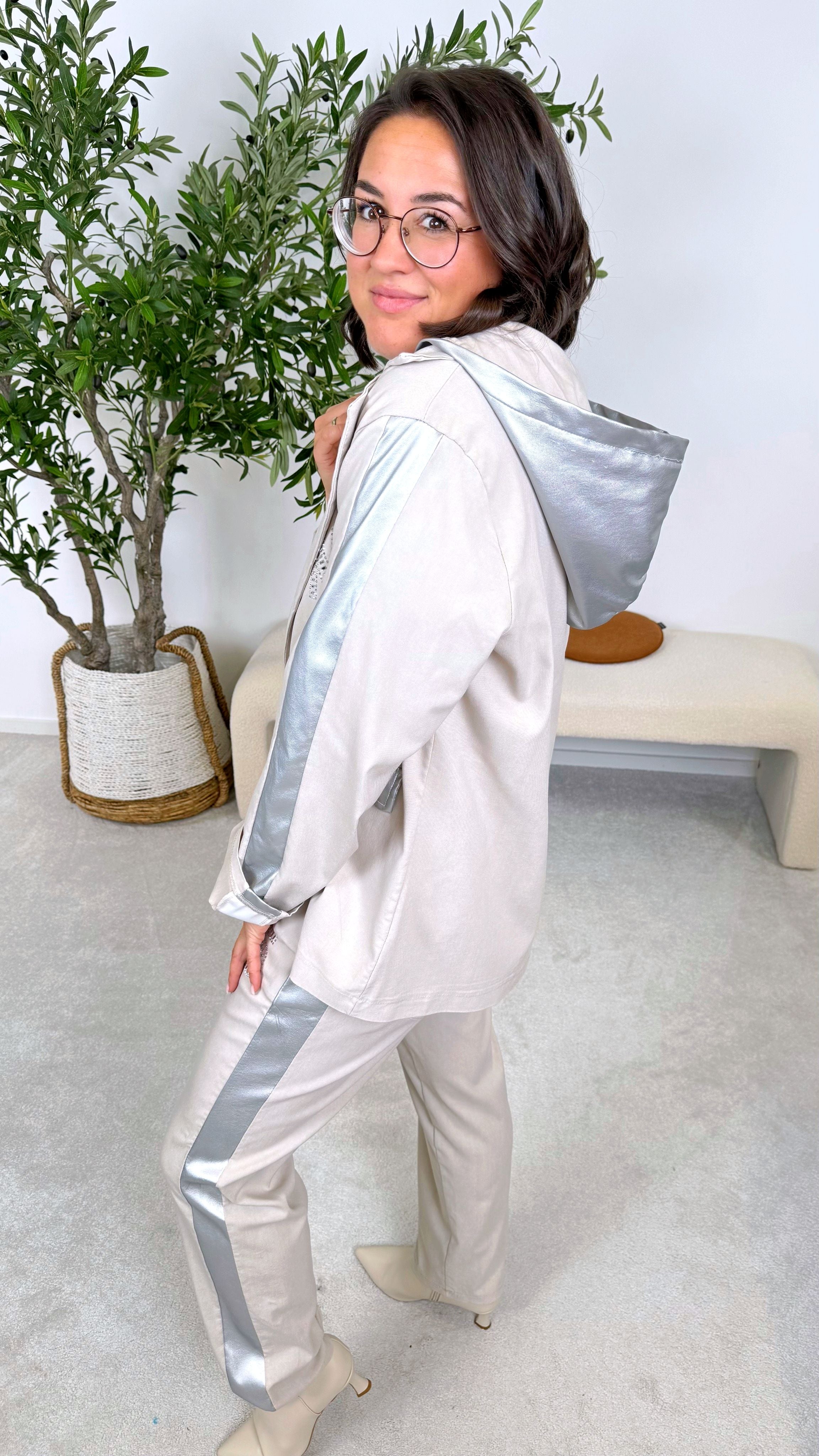 Blazer Silver Stripes *Beige* - Power of Princess