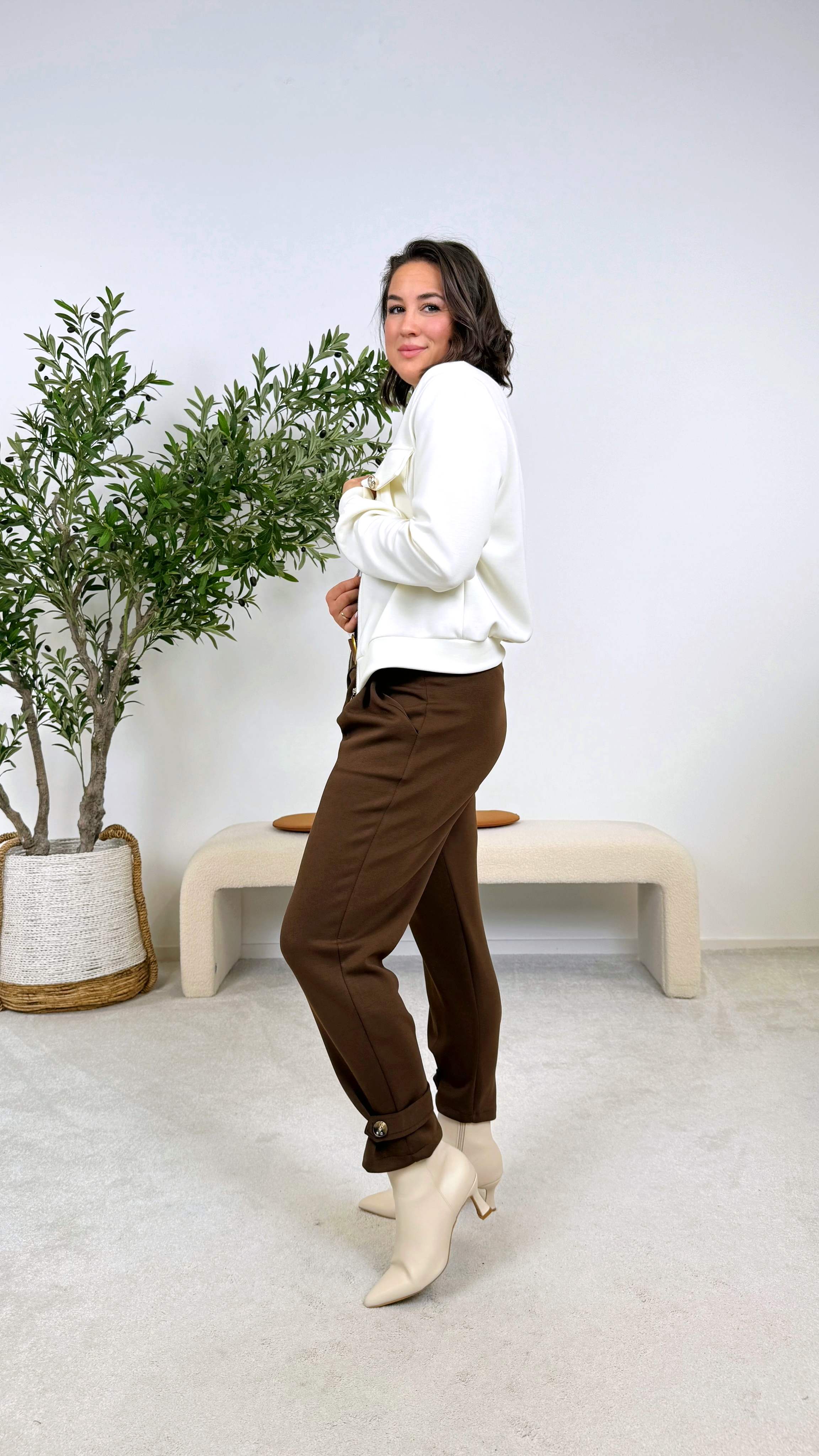 Sweatjacke Mara *Creme*