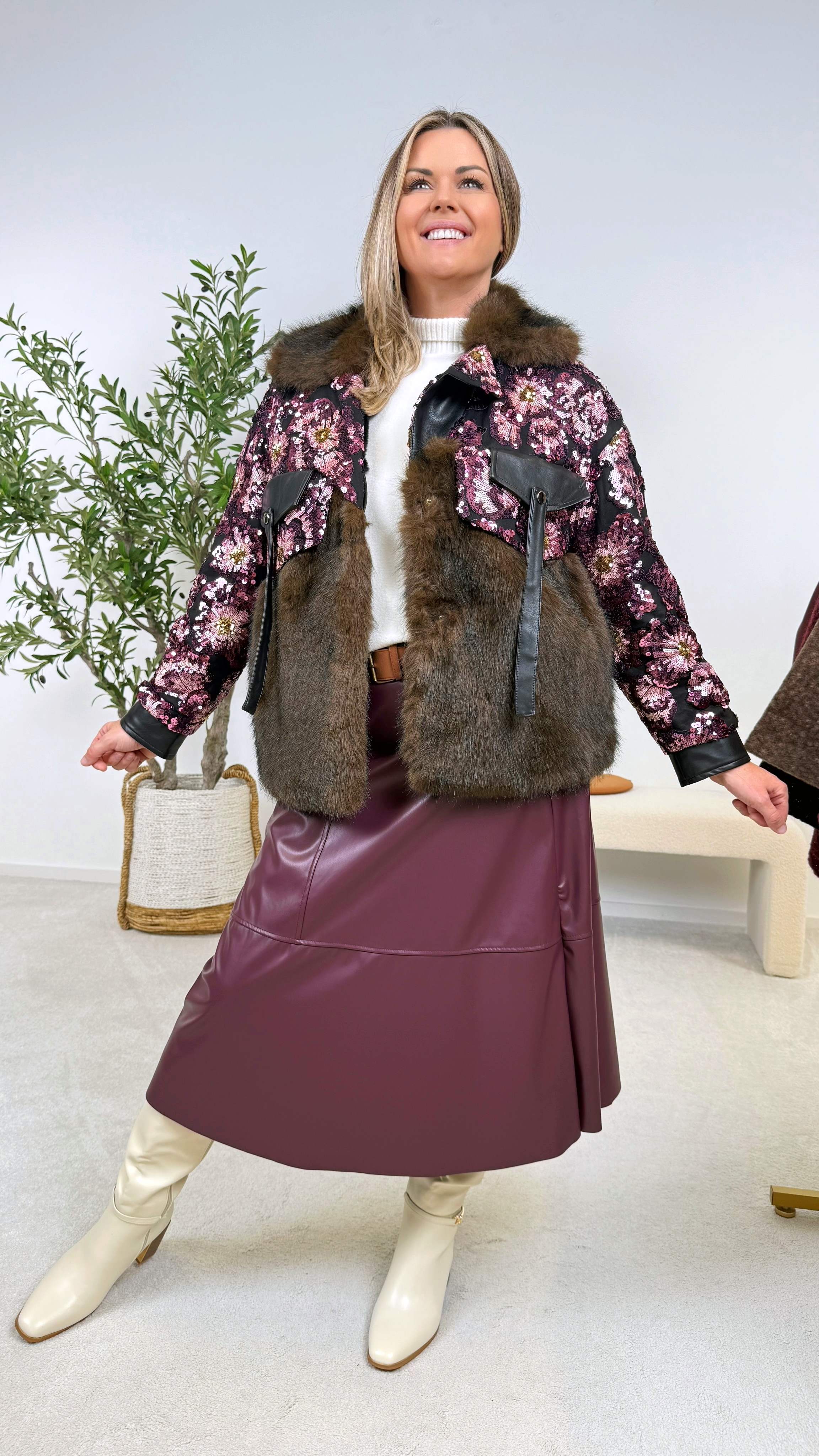 Jacke Galaxy Glow *Lila*