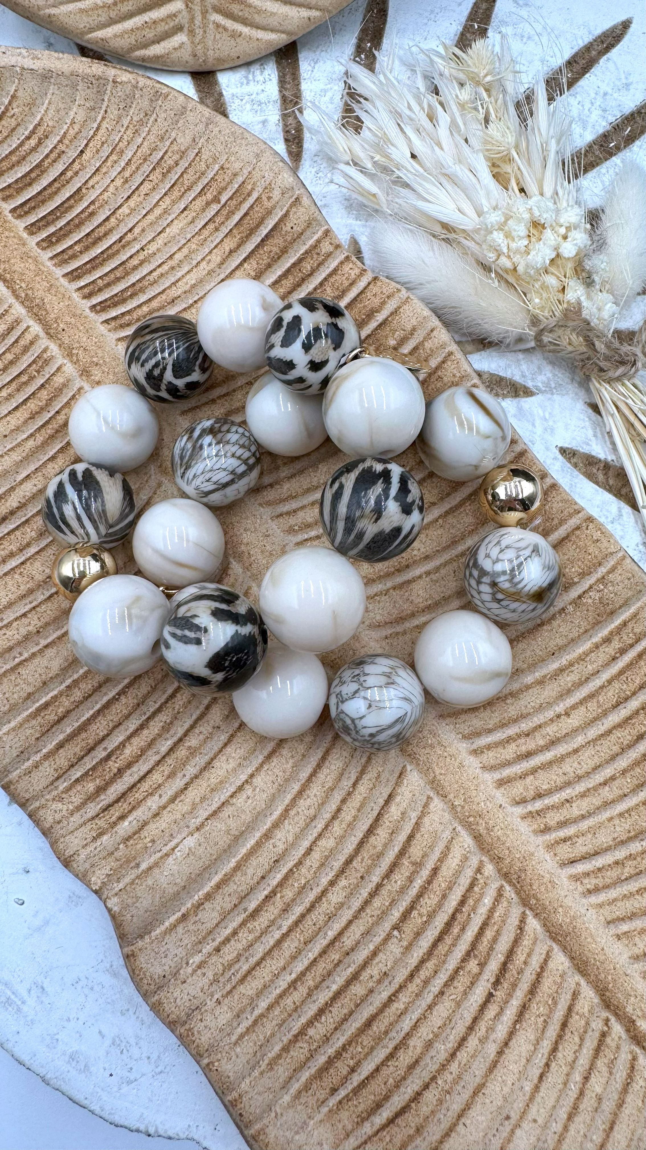 Perlenarmband Big Animal (2 Farben) - Power of Princess