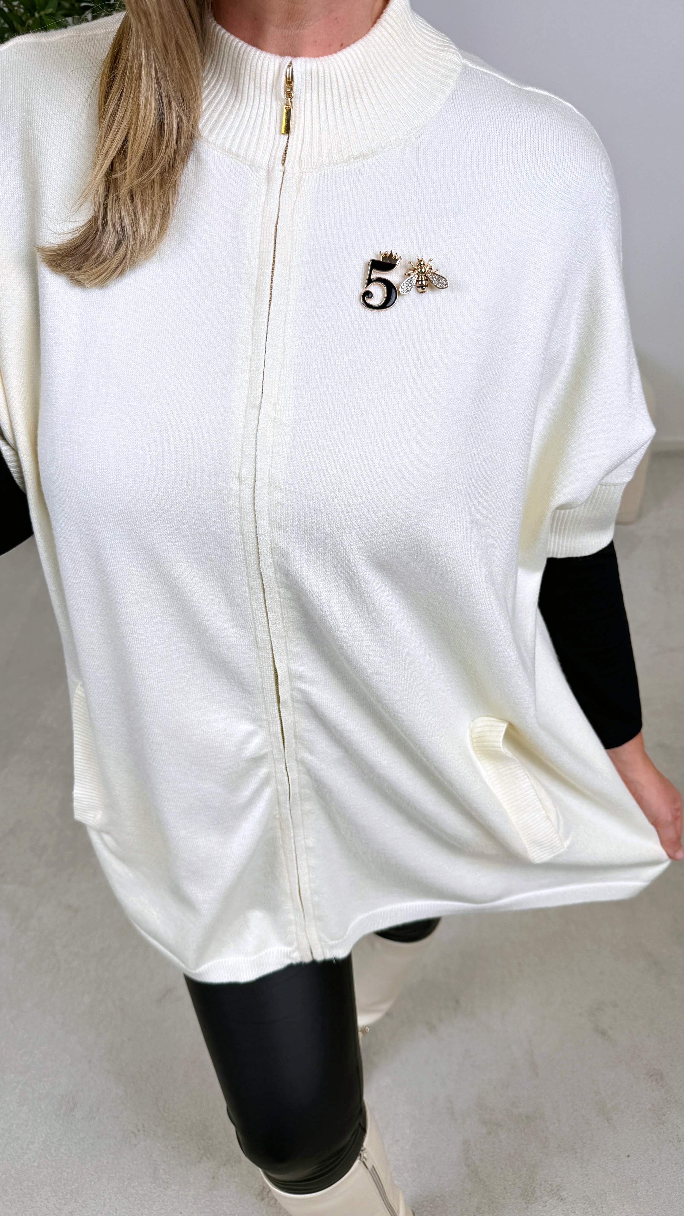 Strickjacke Café Chic *Creme* - Power of Princess