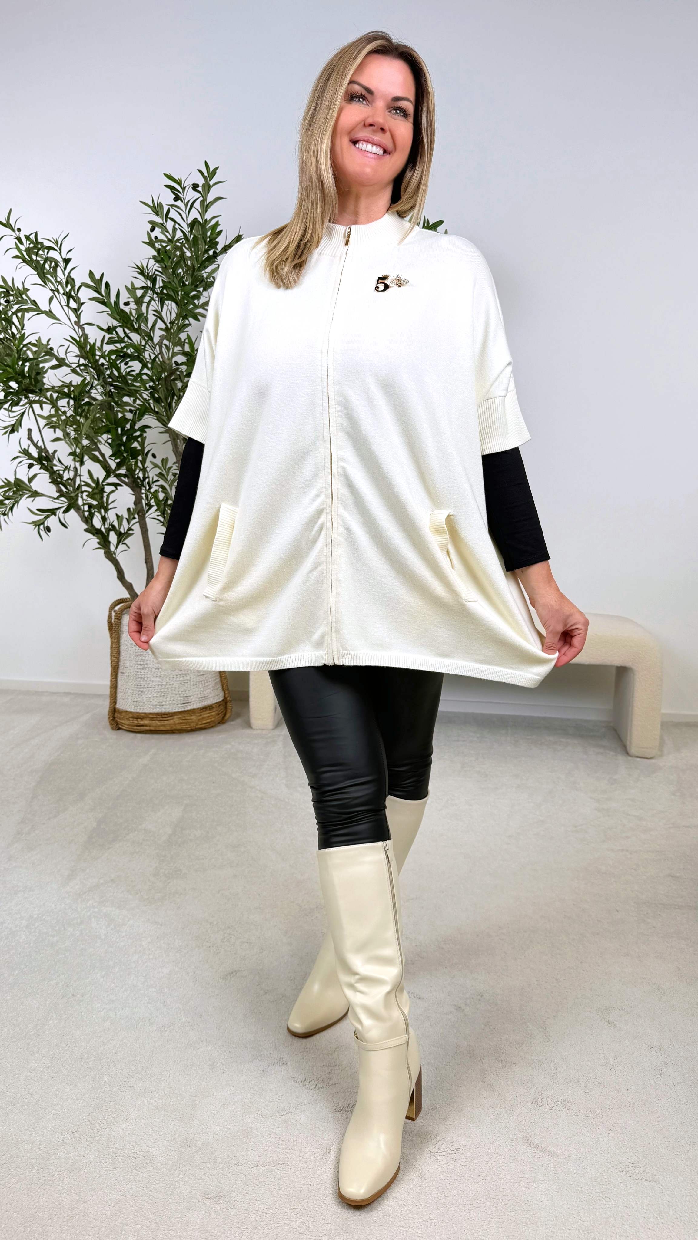 Strickjacke Café Chic *Creme* - Power of Princess