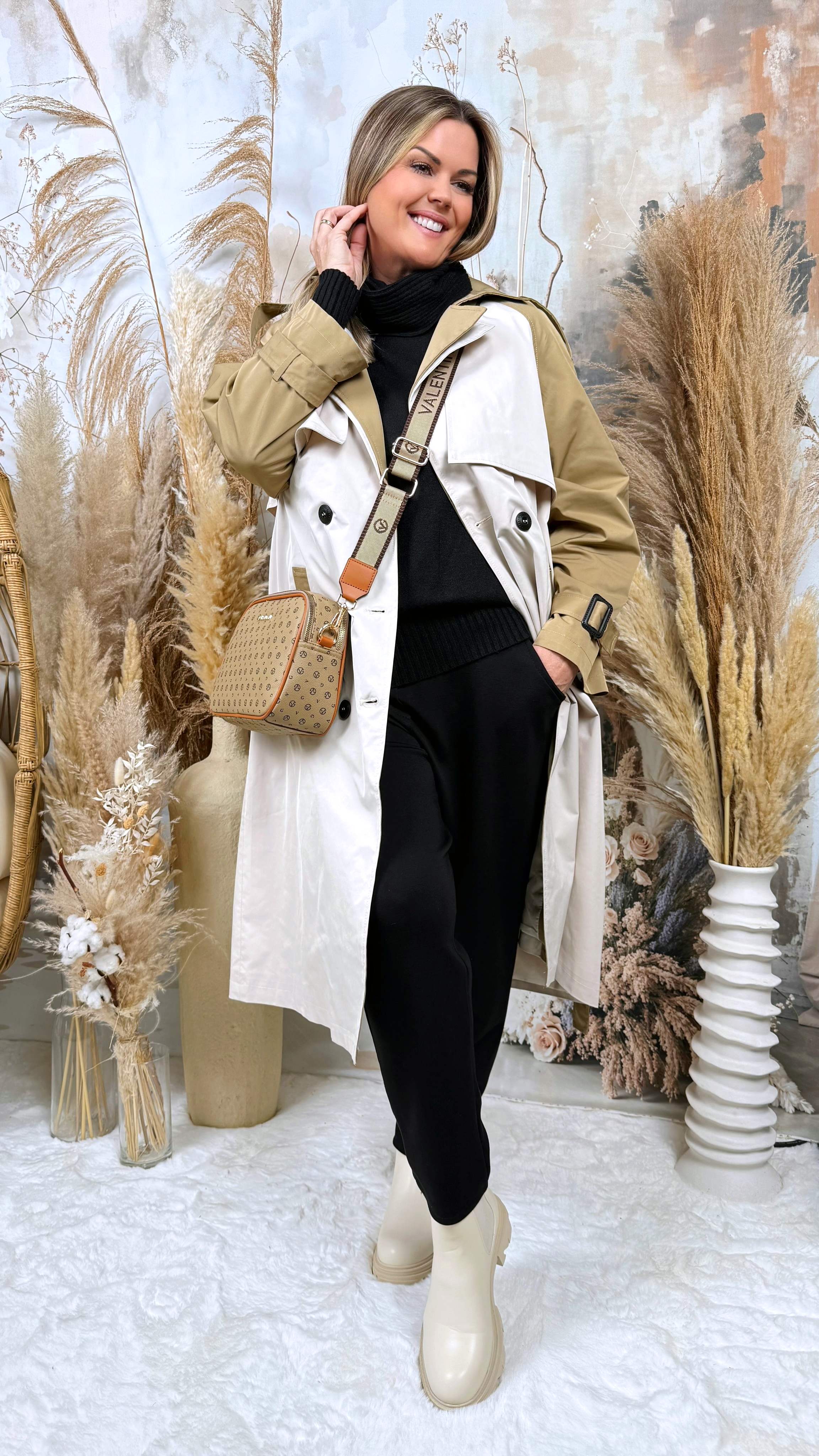 Trenchcoat Duo Chic (2 Farben)