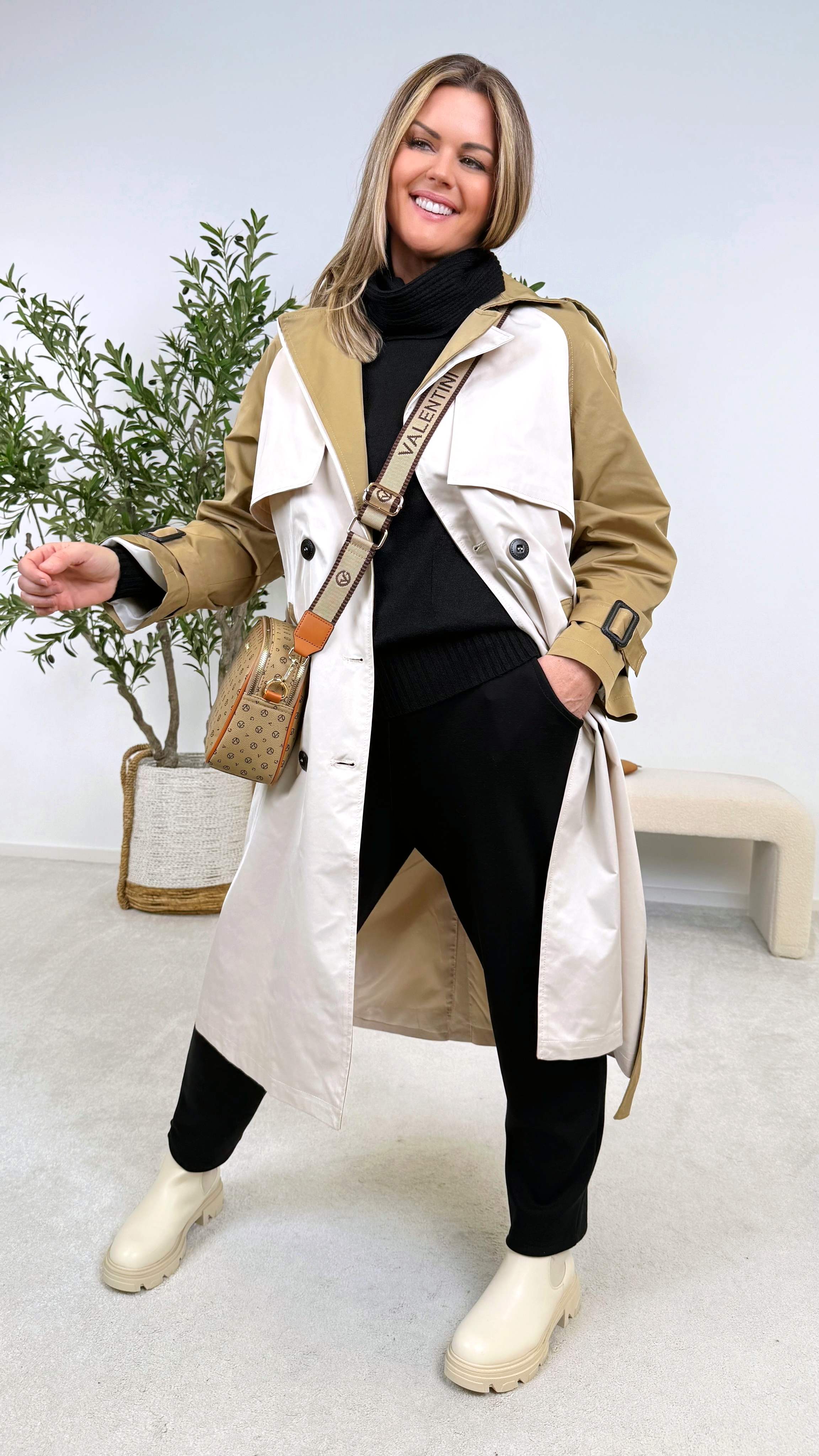 Trenchcoat Duo Chic (2 Farben)