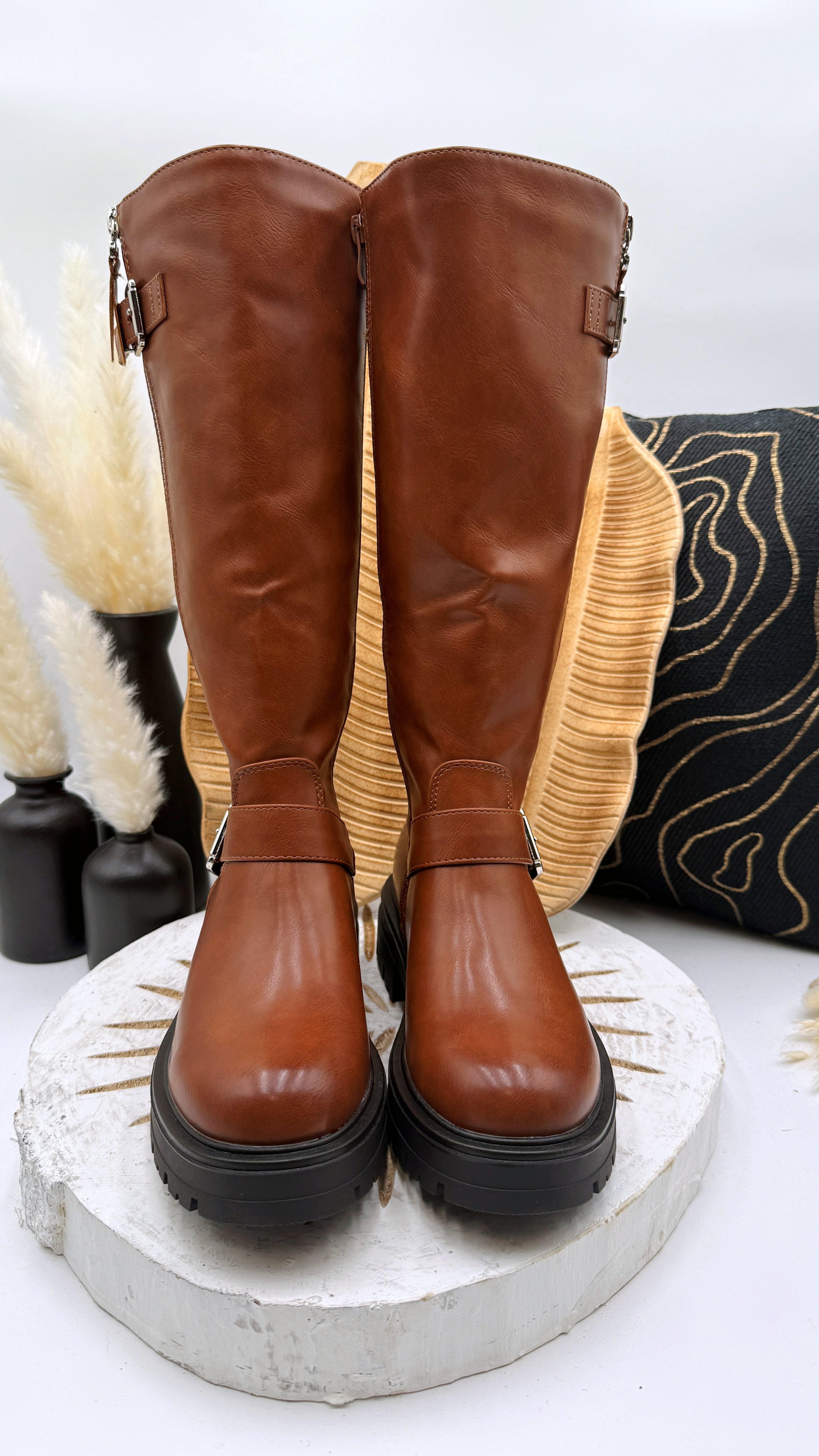 Stiefel High Voltage *Camel*