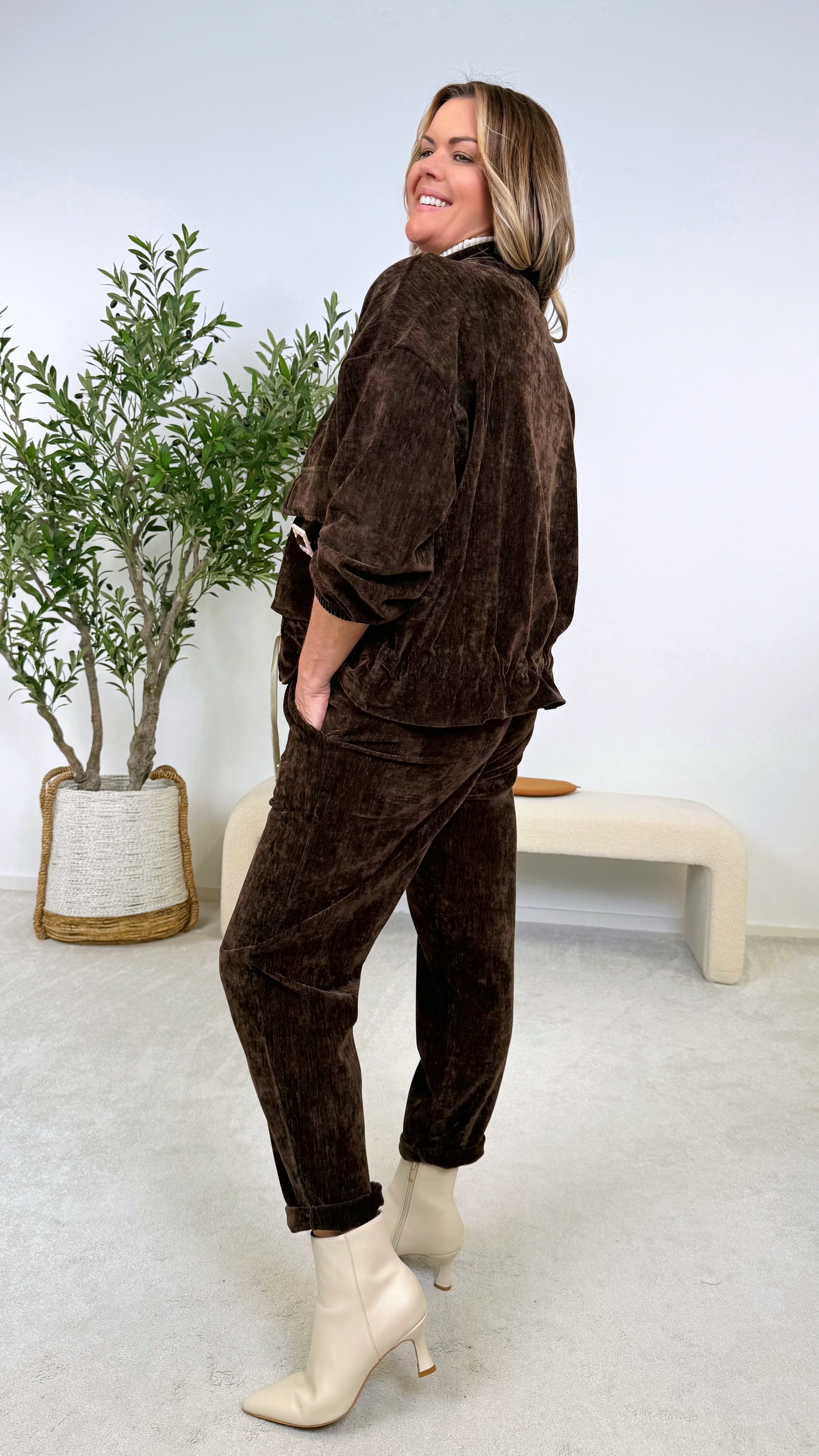 Jacke Velvet Dreams *Schoko*