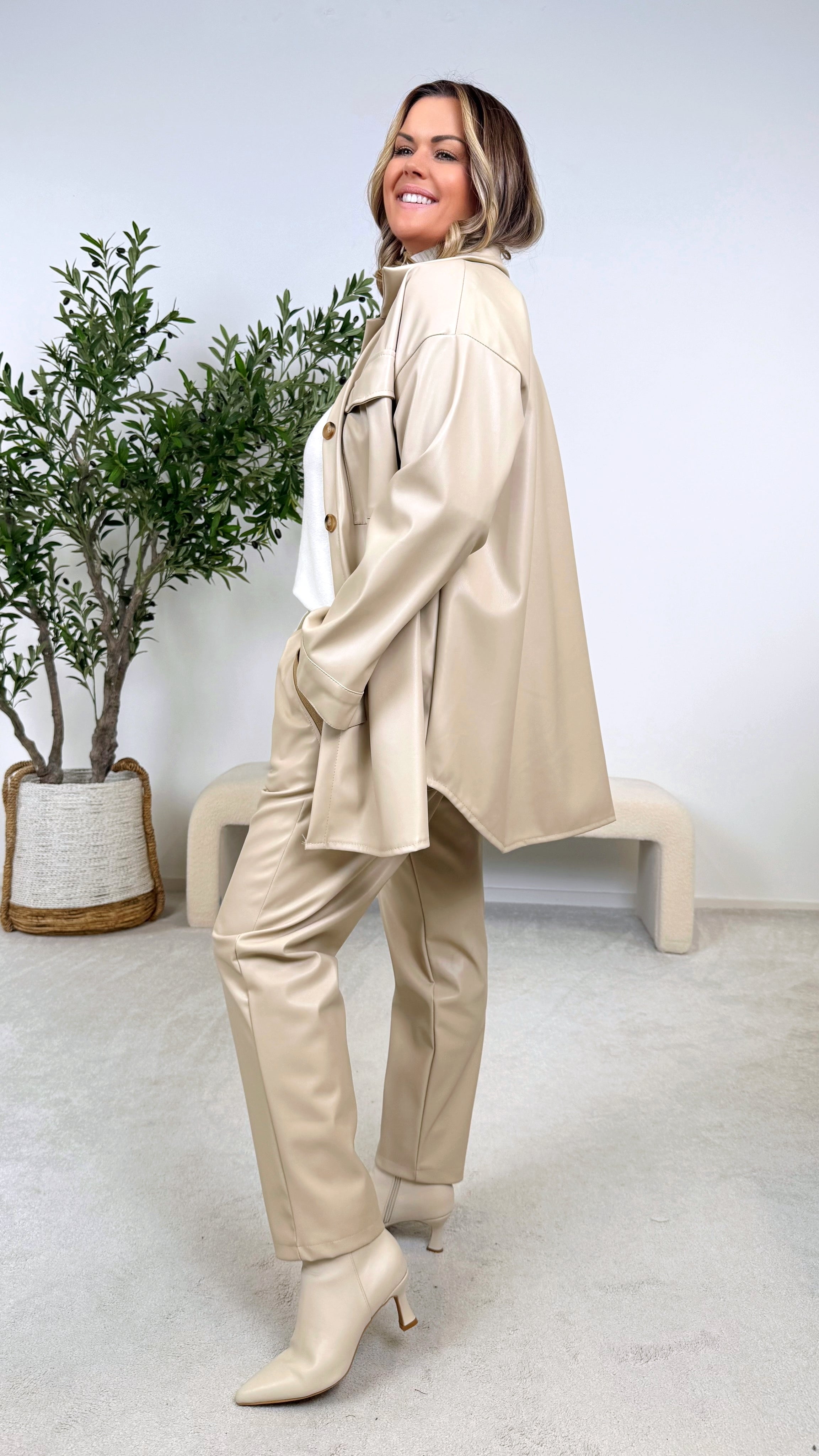 Hemd-Jacke Soft Rebel *Camel-Hell*