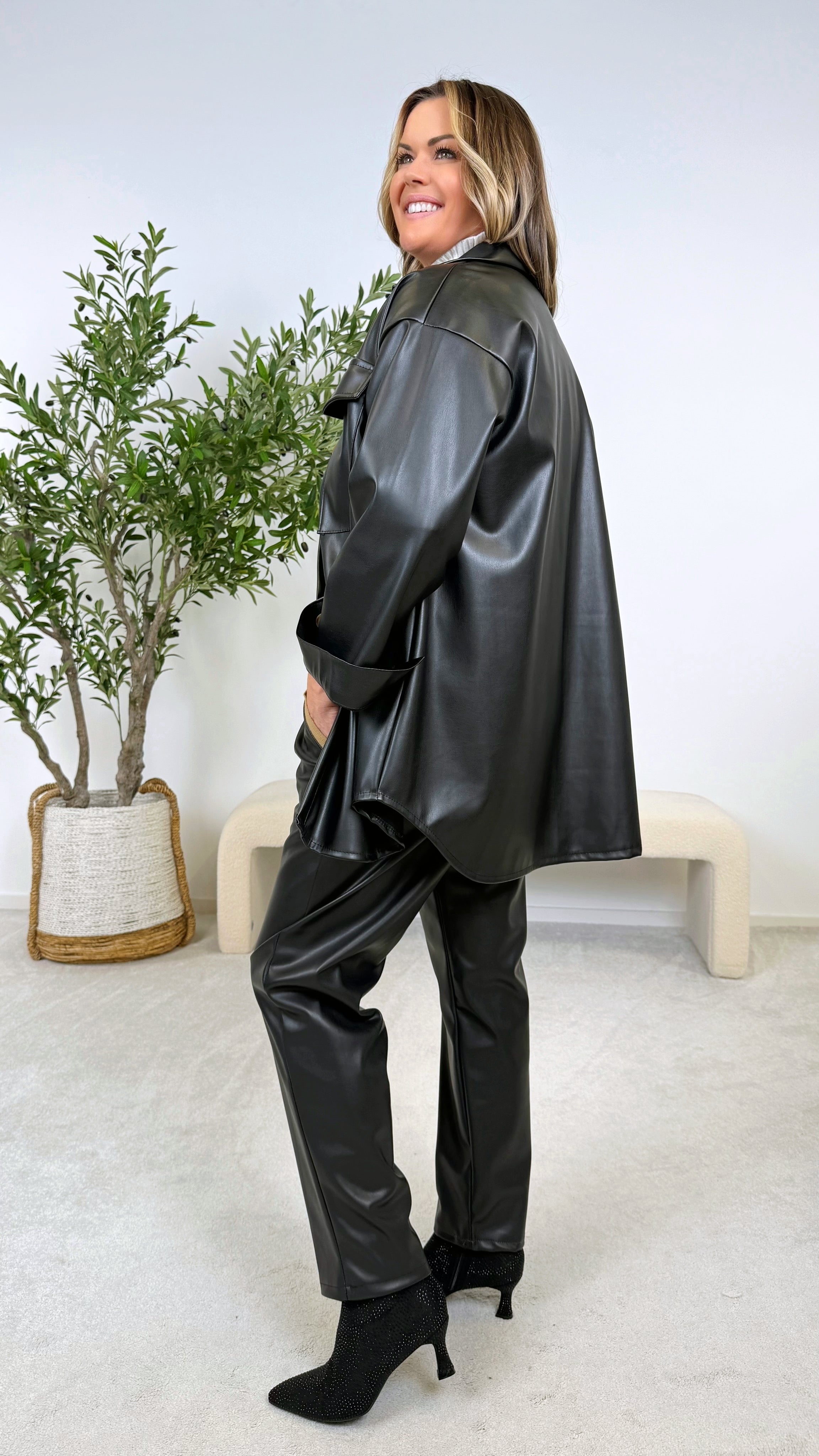 Hemd-Jacke Soft Rebel *Schwarz*