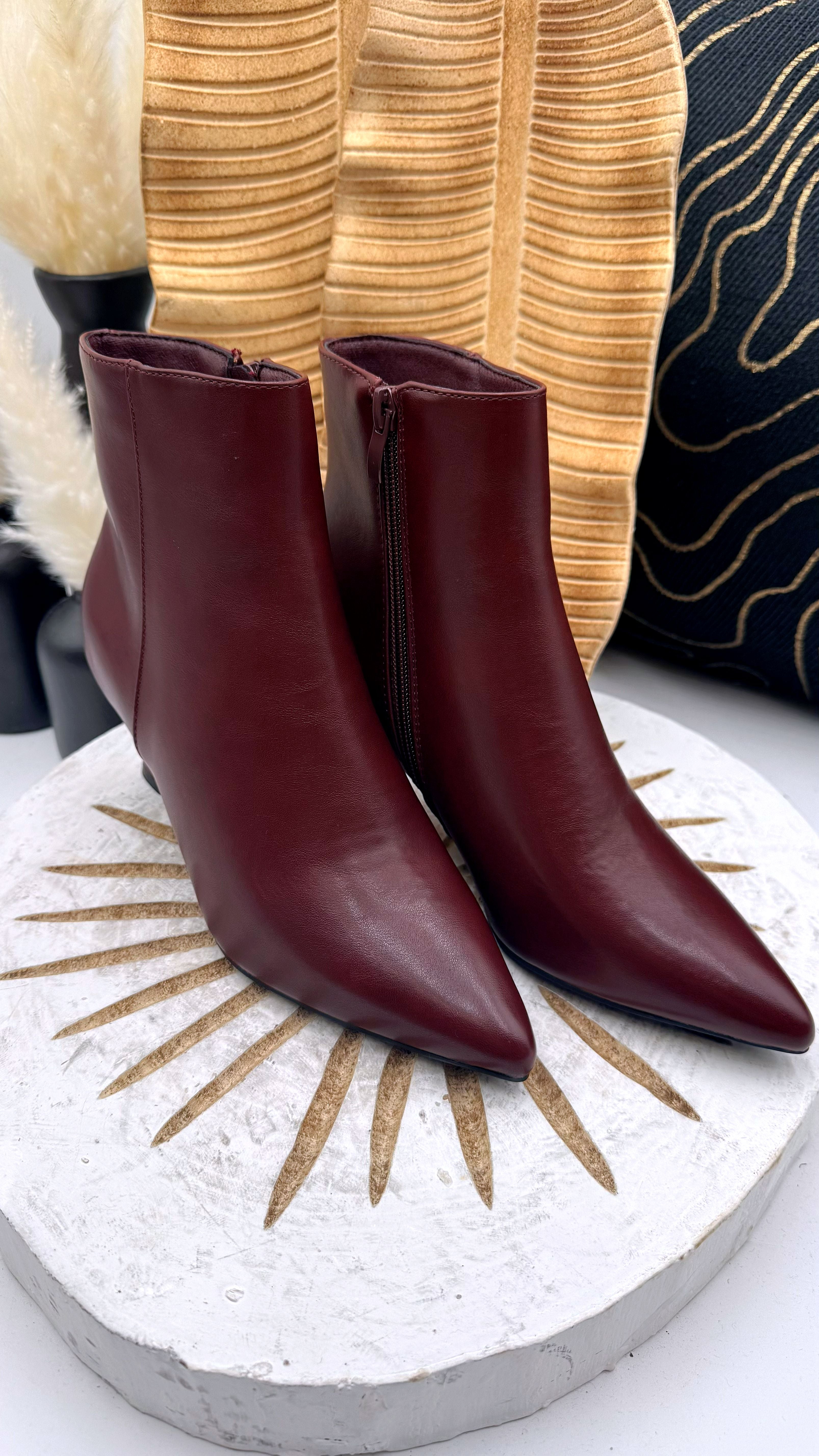 Stiefellette Atlantic City *Bordeaux*