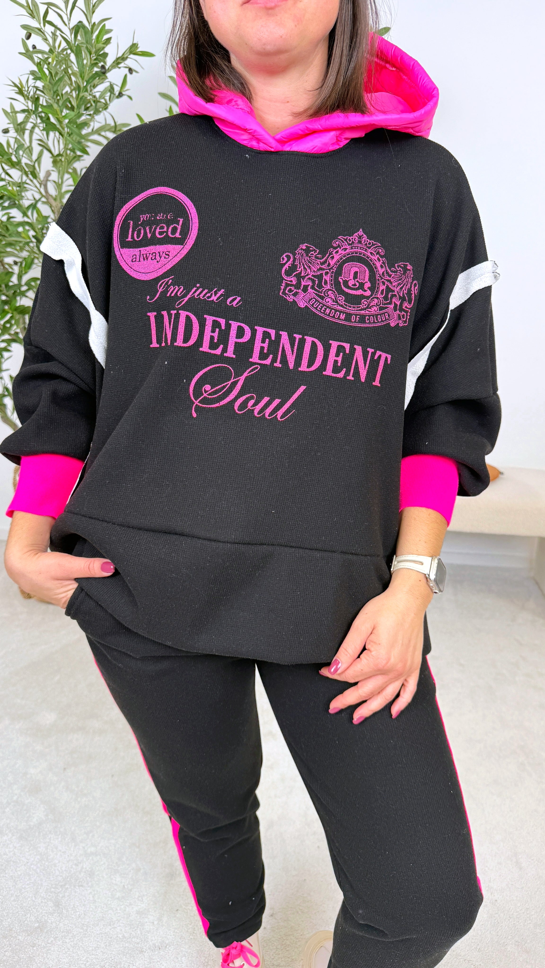 Hoodie Independent Soul *Schwarz*