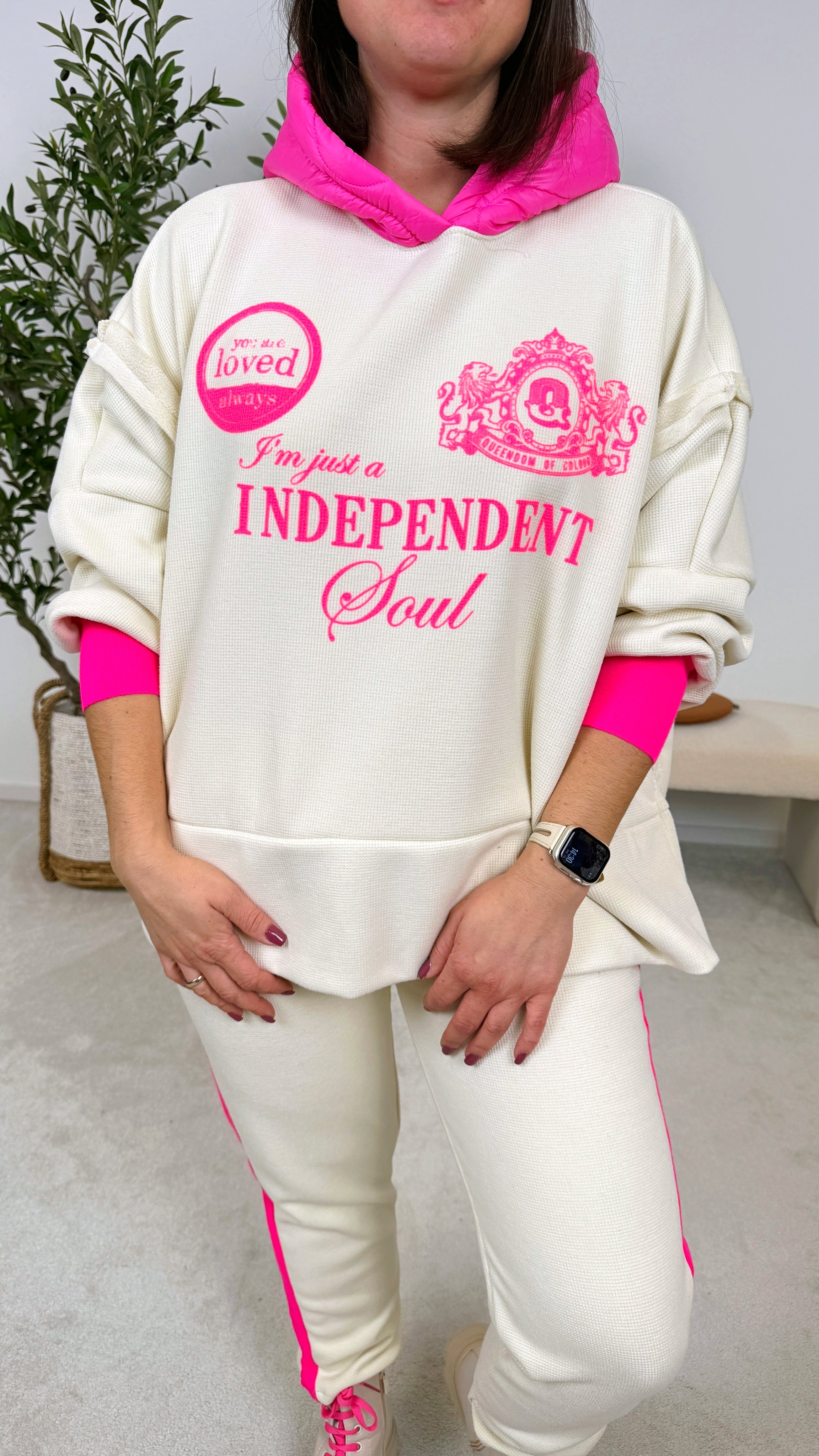 Hoodie Independent Soul *Creme*