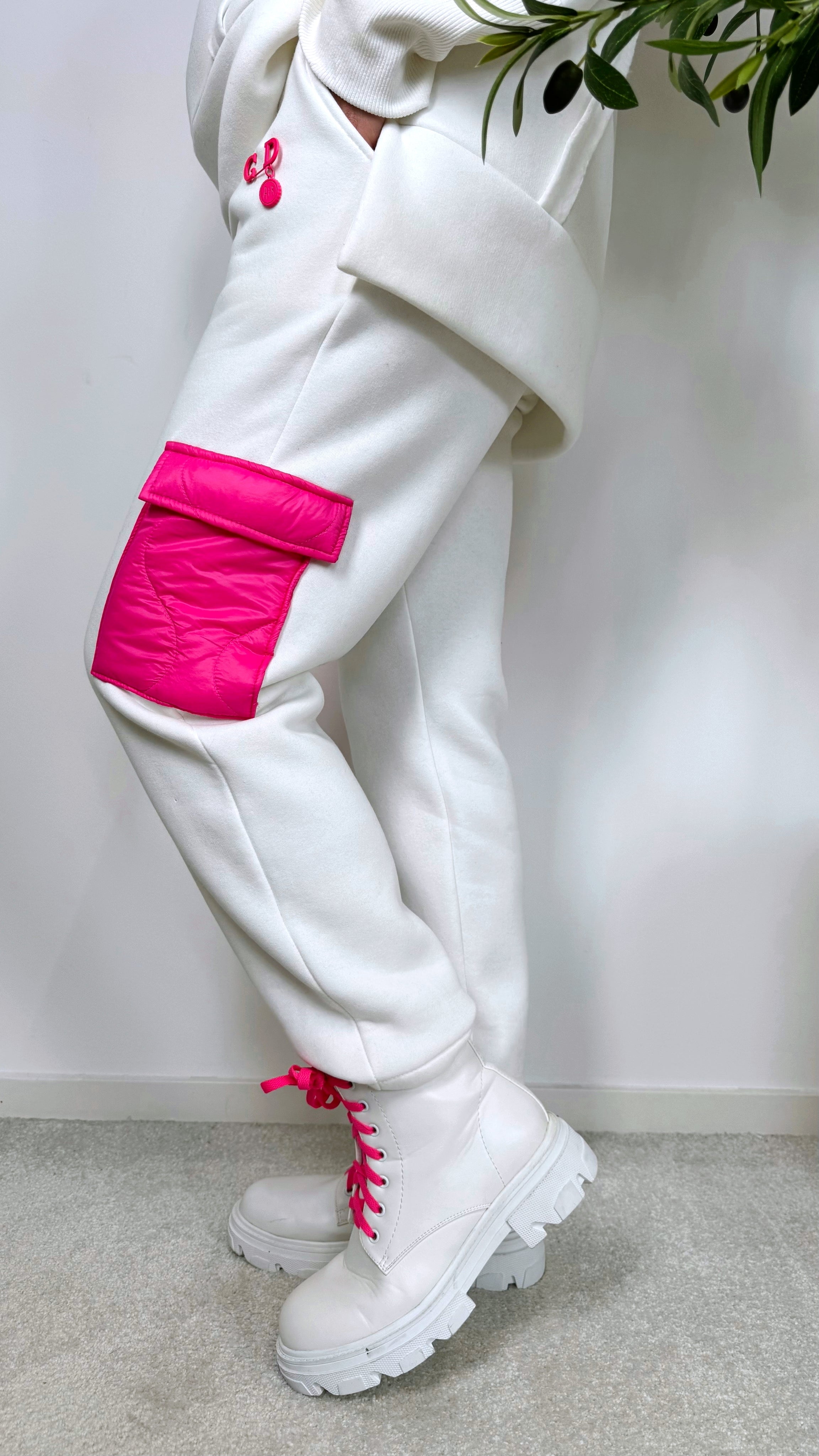 Sweathose Glow Motion *Weiß*