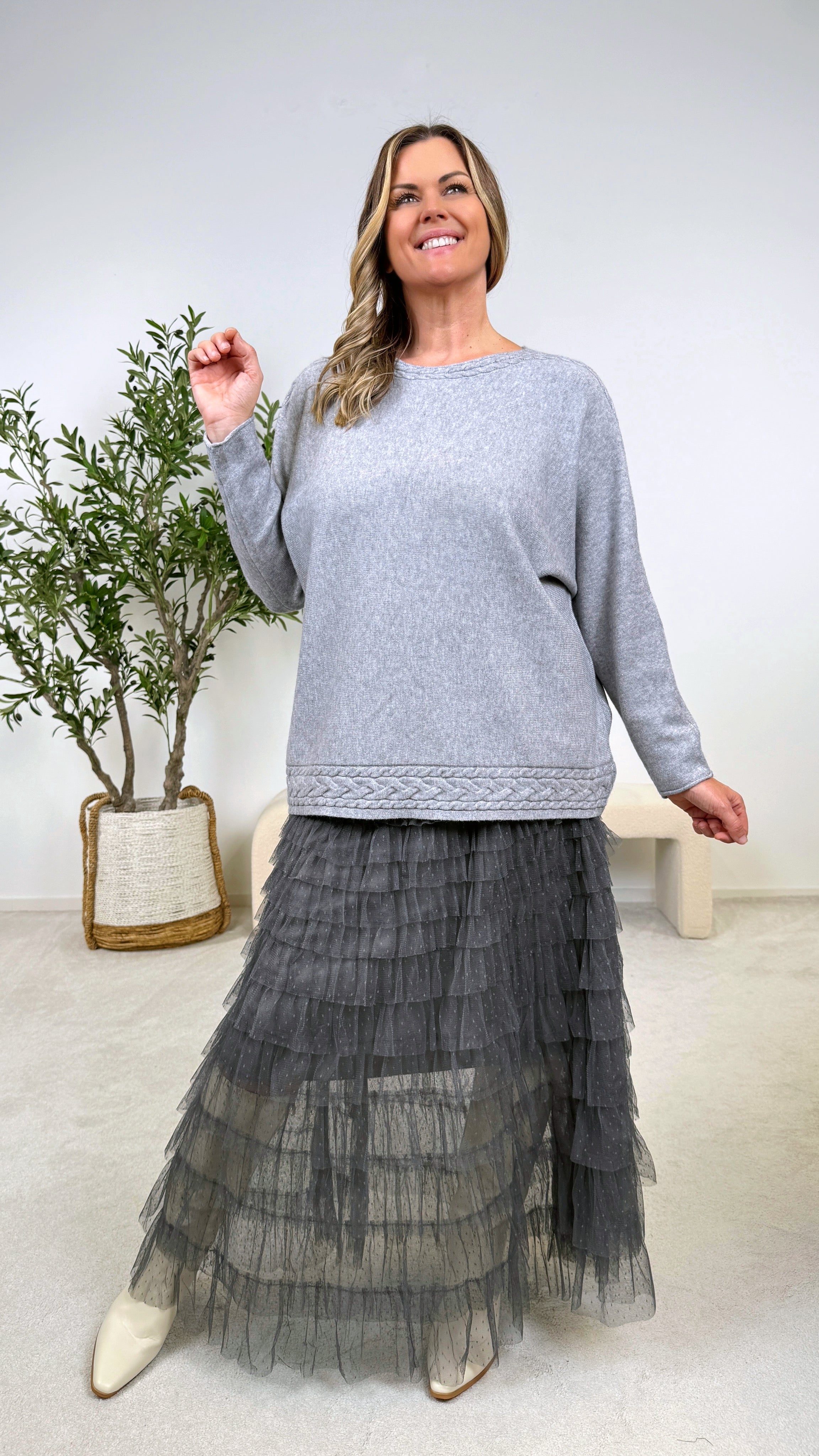 Langer Rock Luna Skirt (4 Farben)