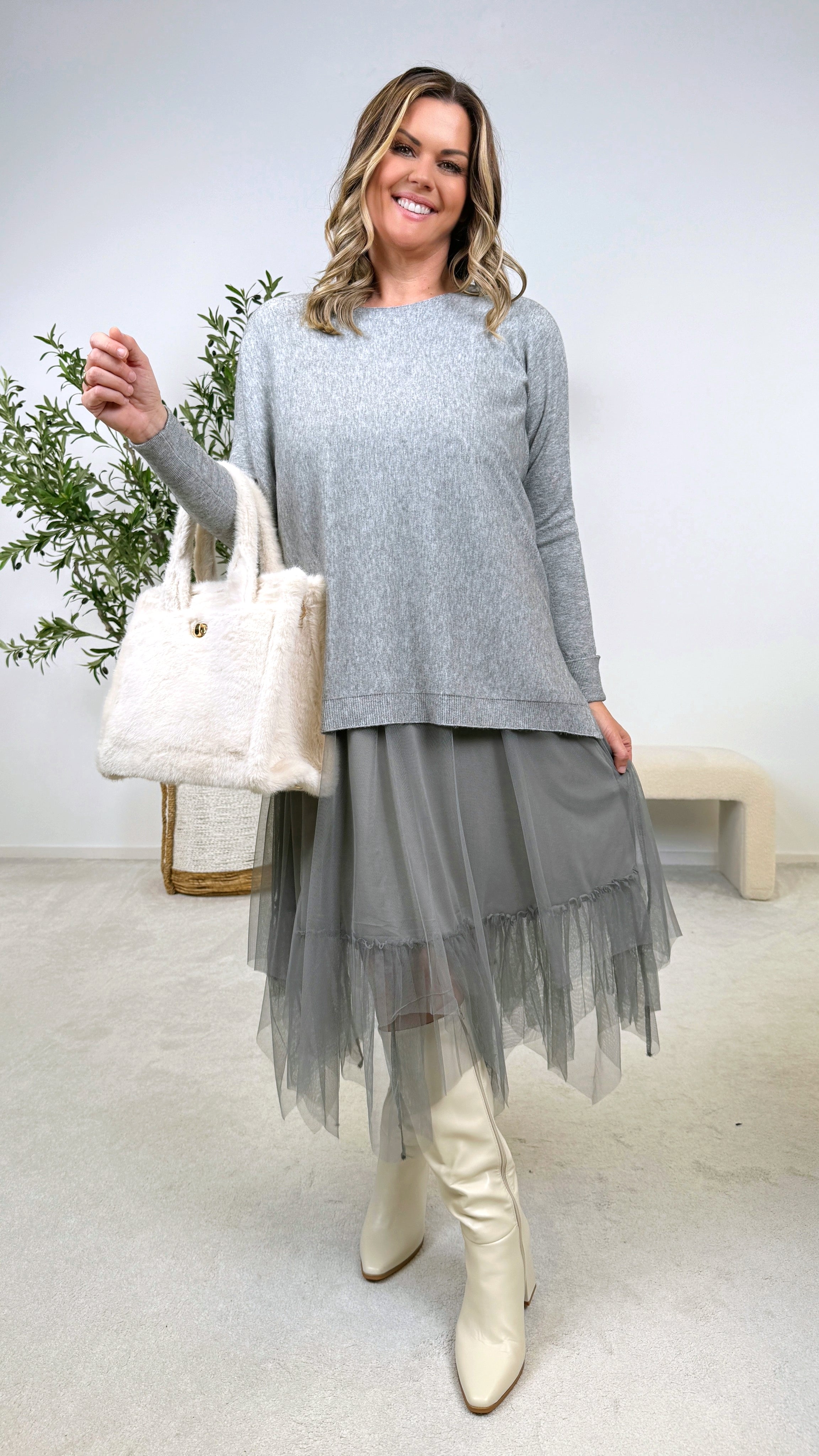 Pullover Bliss Essence *Grau* US-5304