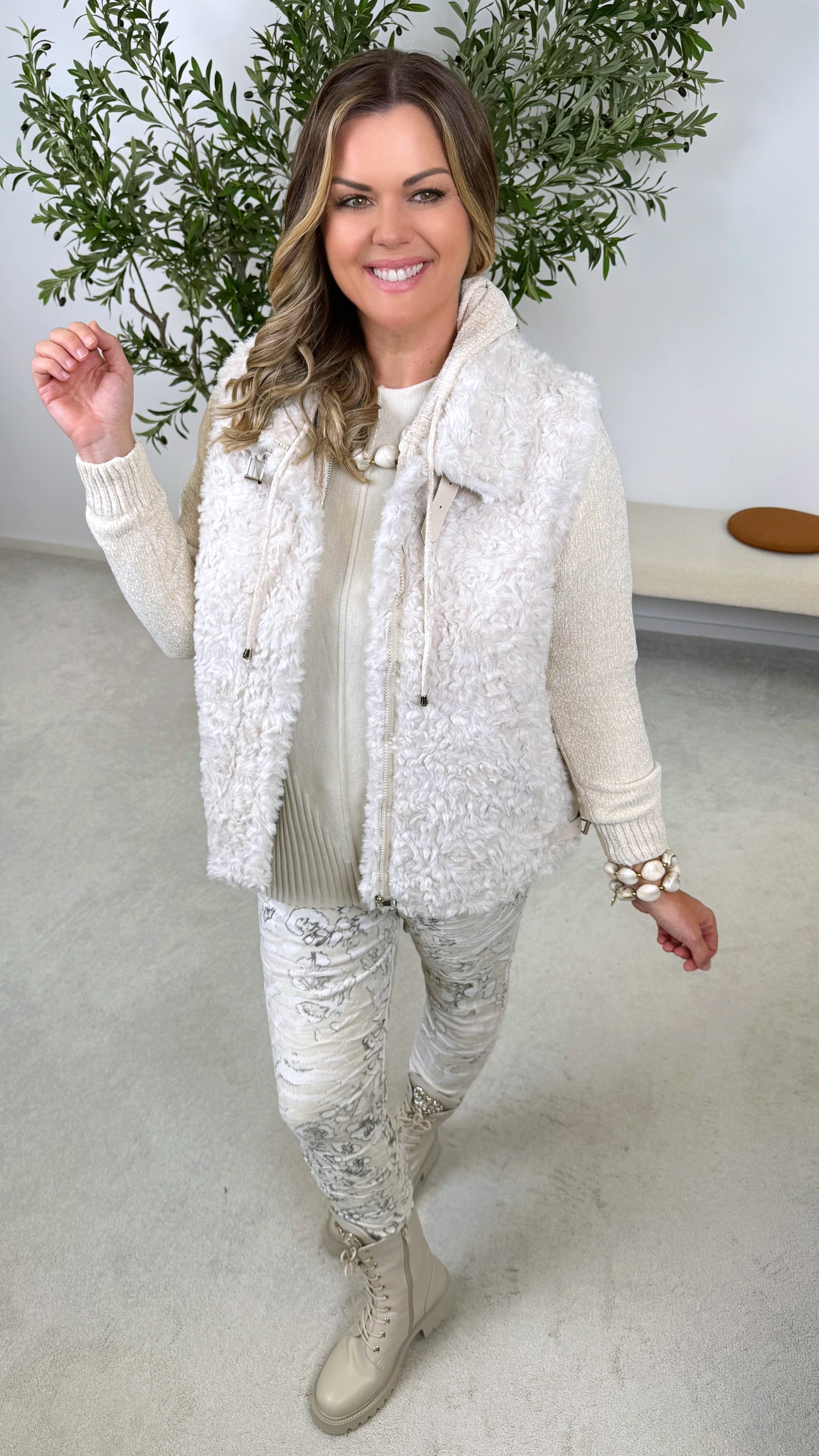 Weste Snow Belle *Beige*