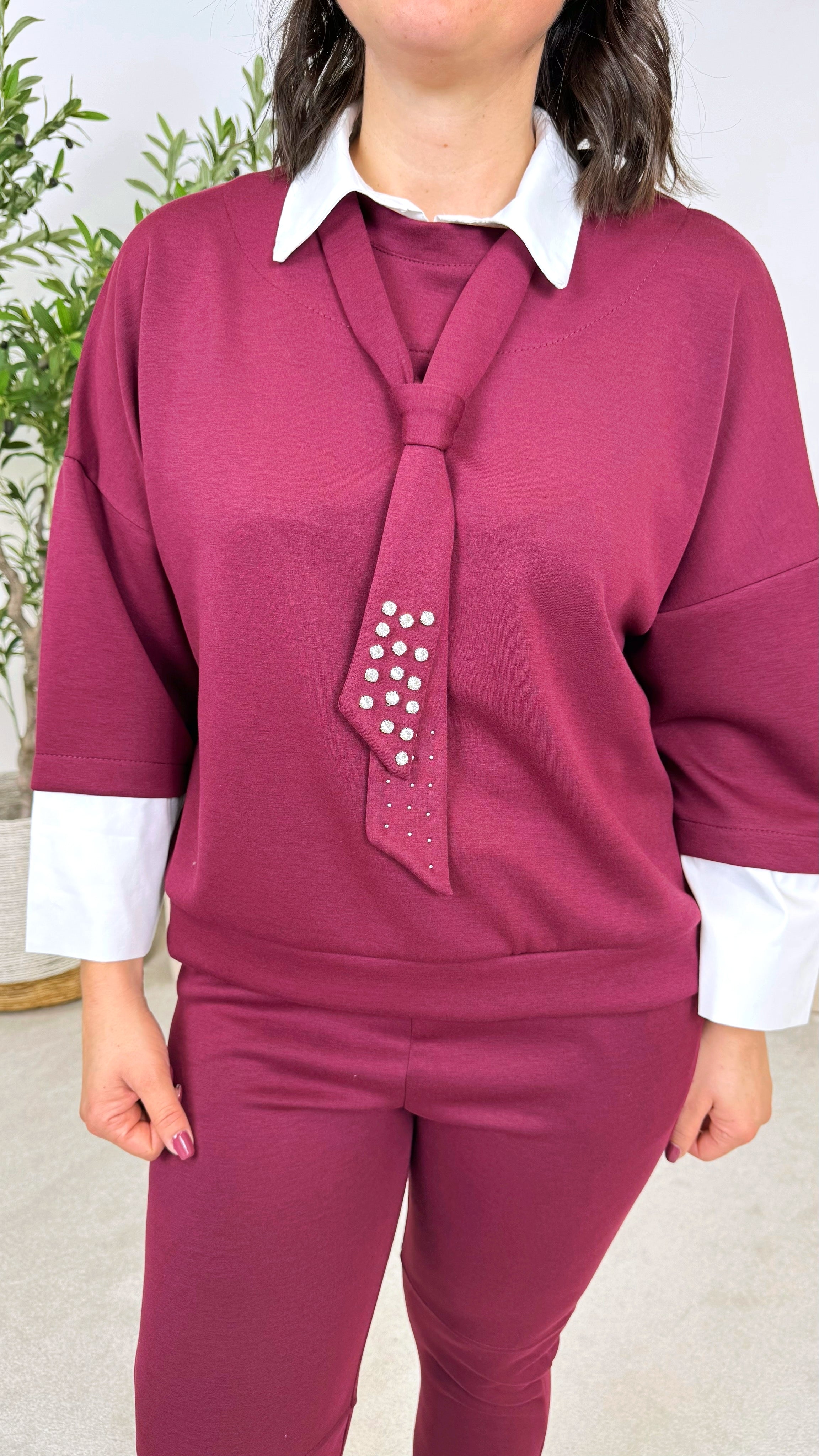 Sweatshirt Pure Poise *Bordaux*