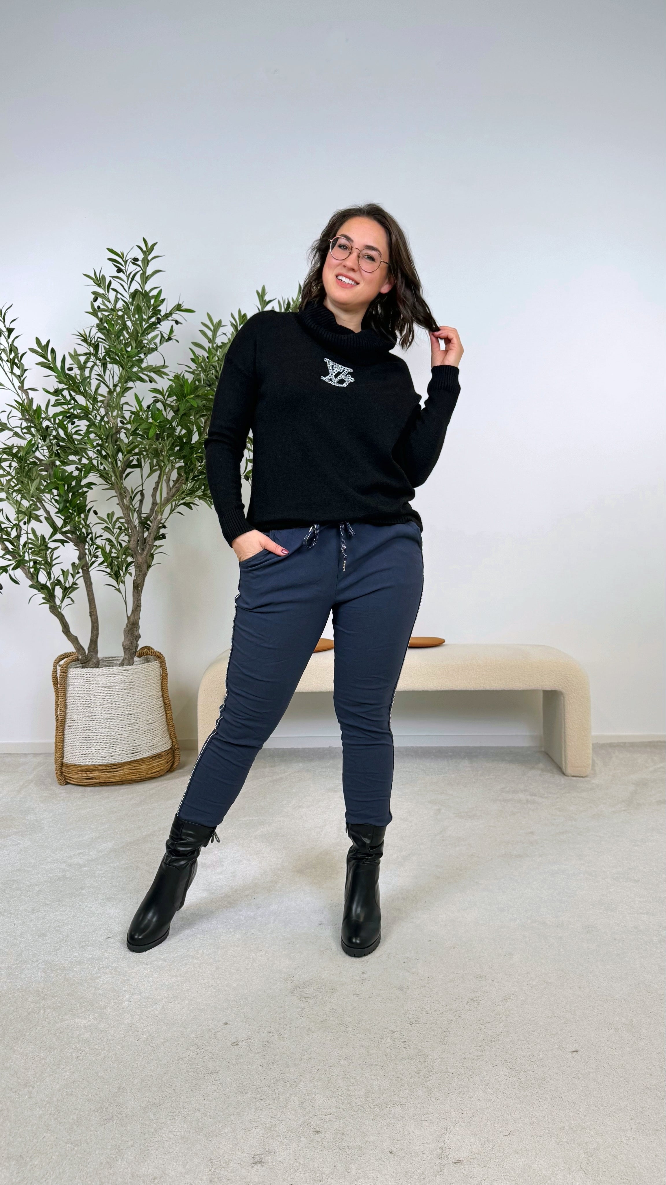 Jogpants City Elegance *Blau*