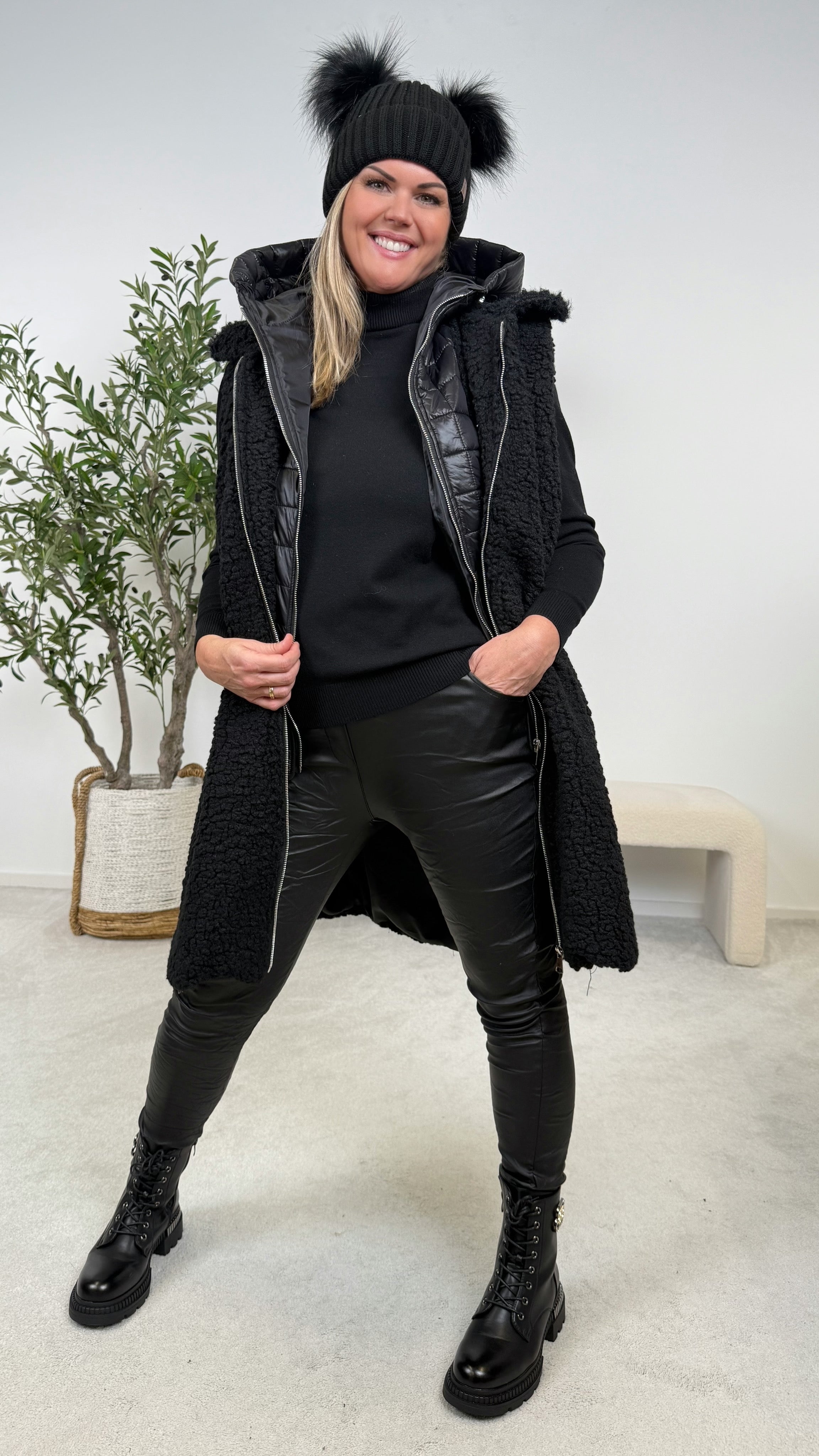 Weste Cozy Couture *Schwarz*